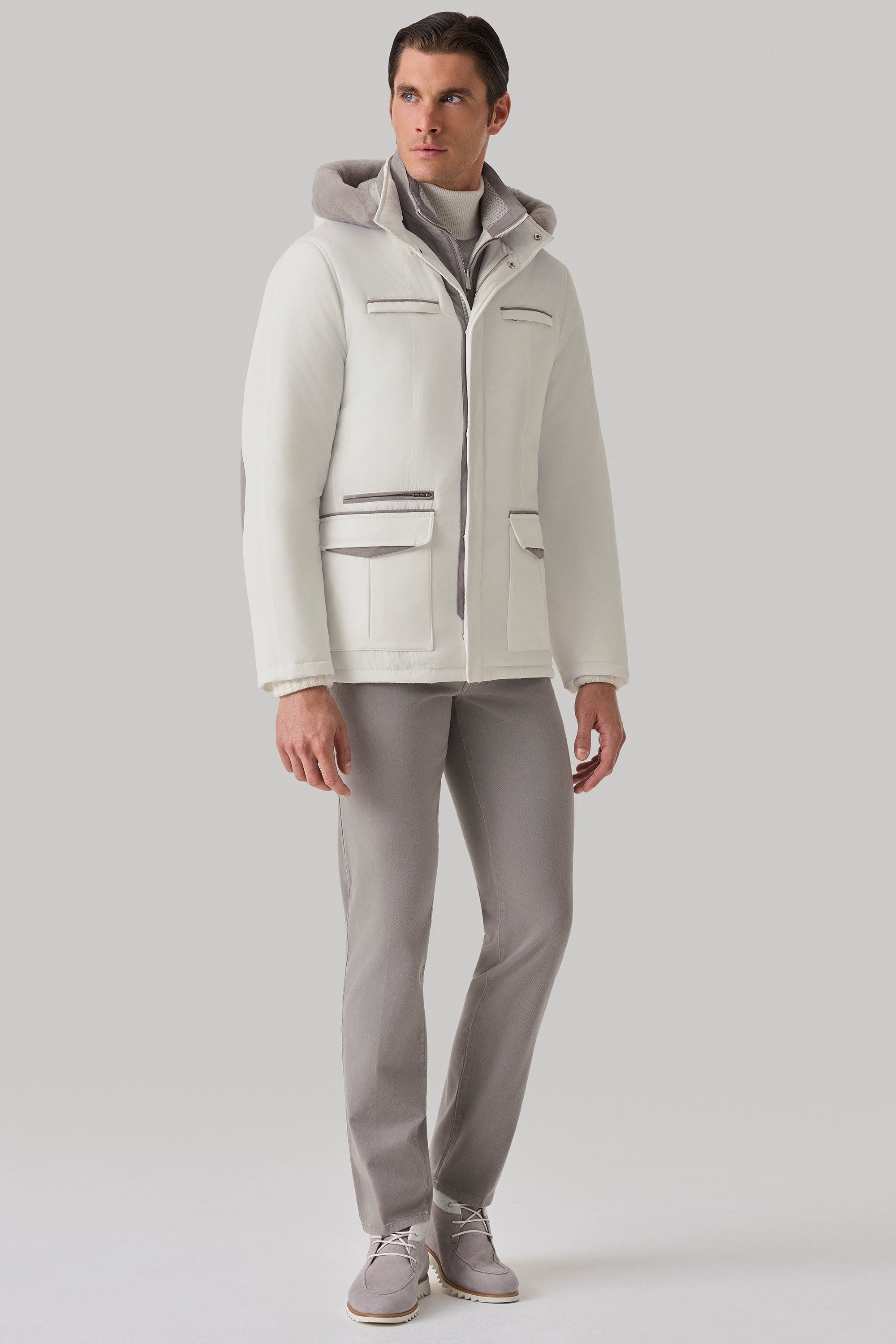 Parka Elvis en ultimum cachemire felt