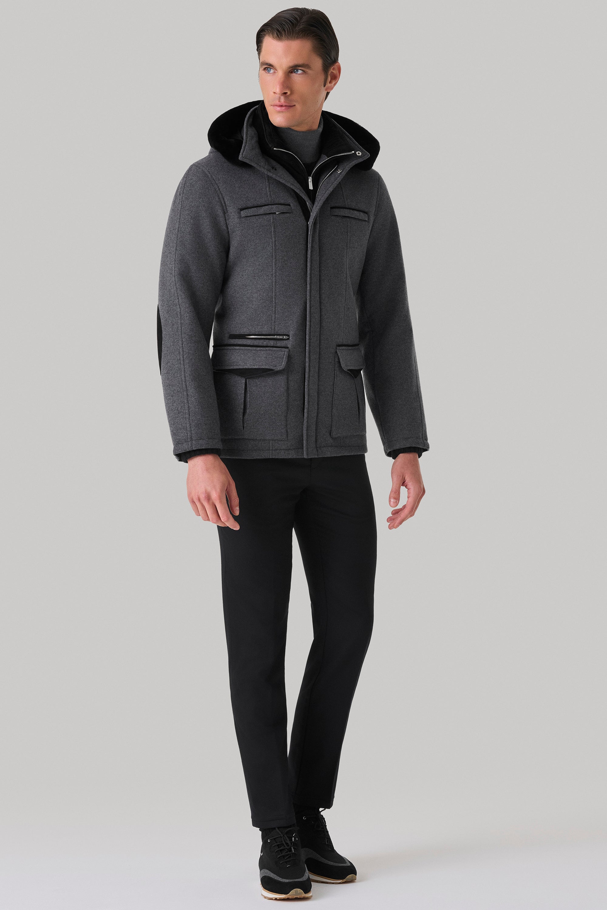 Parka Elvis en ultimum cachemire felt