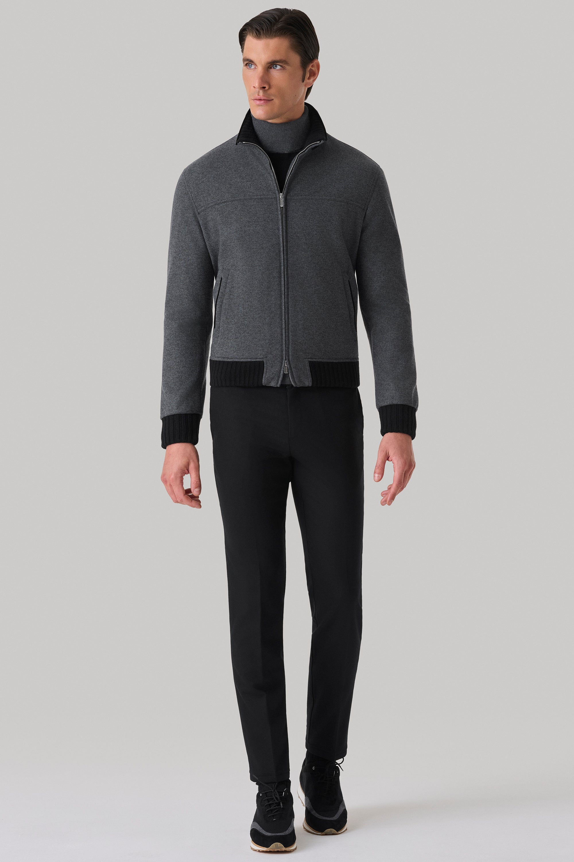 Blouson Confort en ultimum cachemire felt double