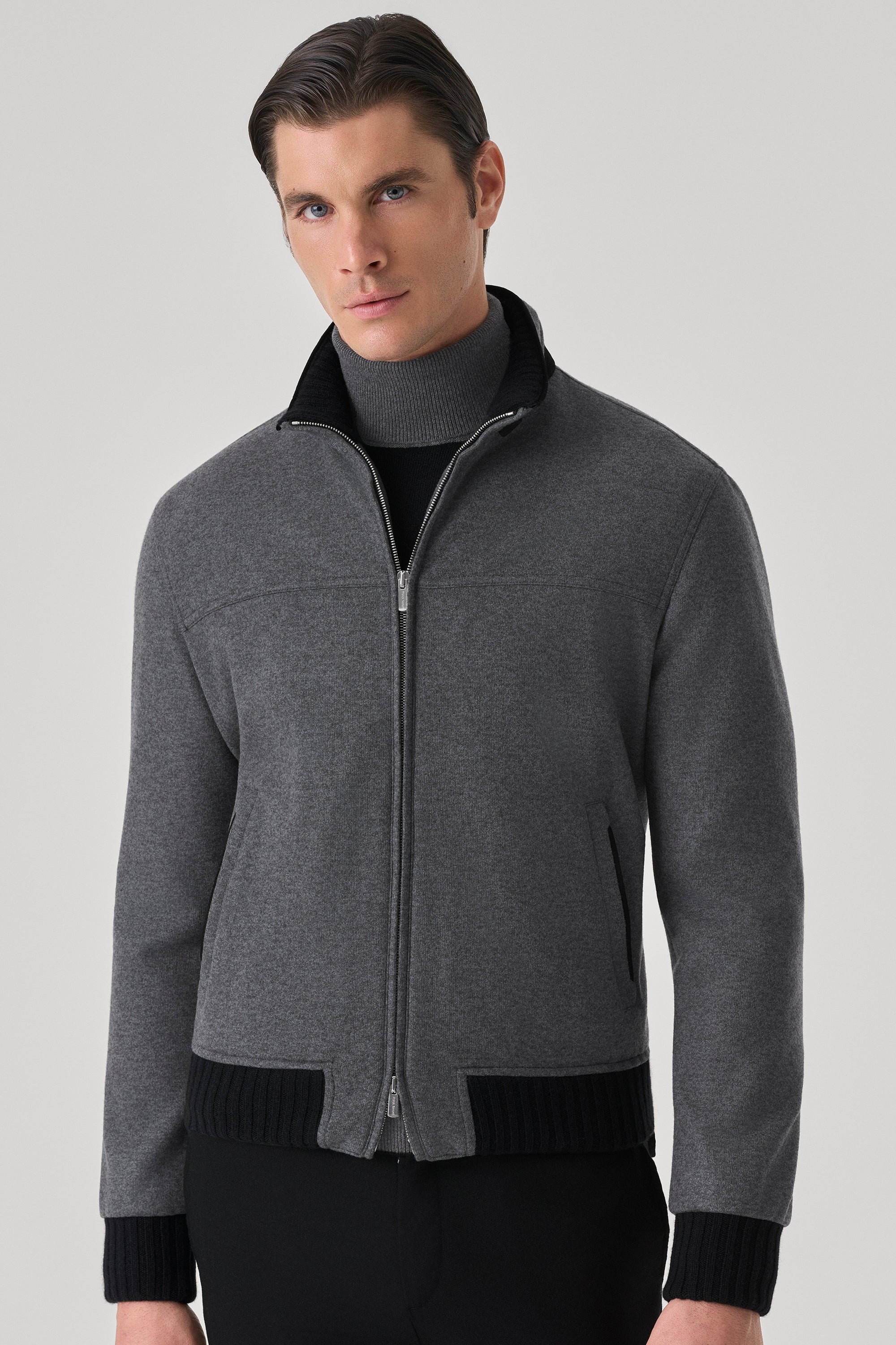 Blouson Confort en ultimum cachemire felt double
