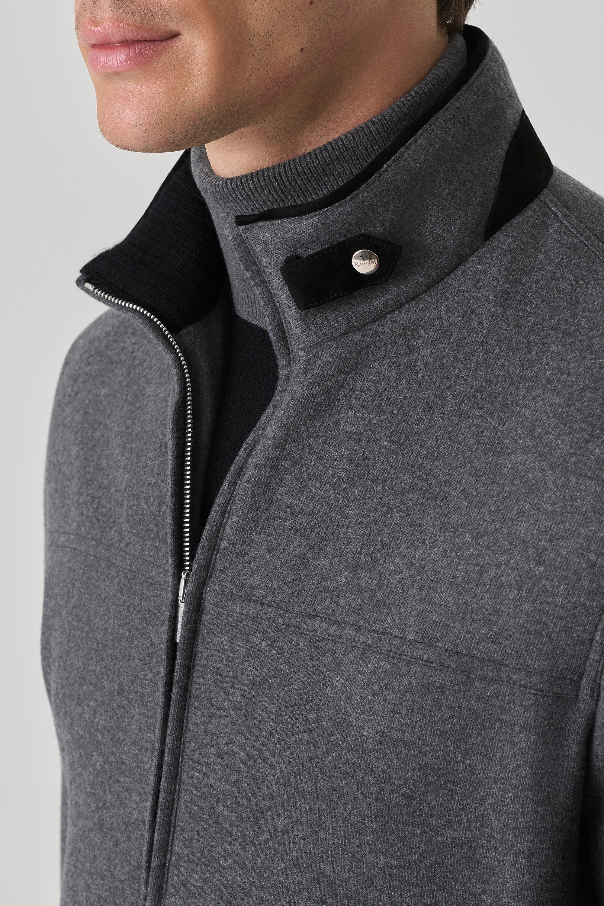 Blouson Confort en ultimum cachemire felt double