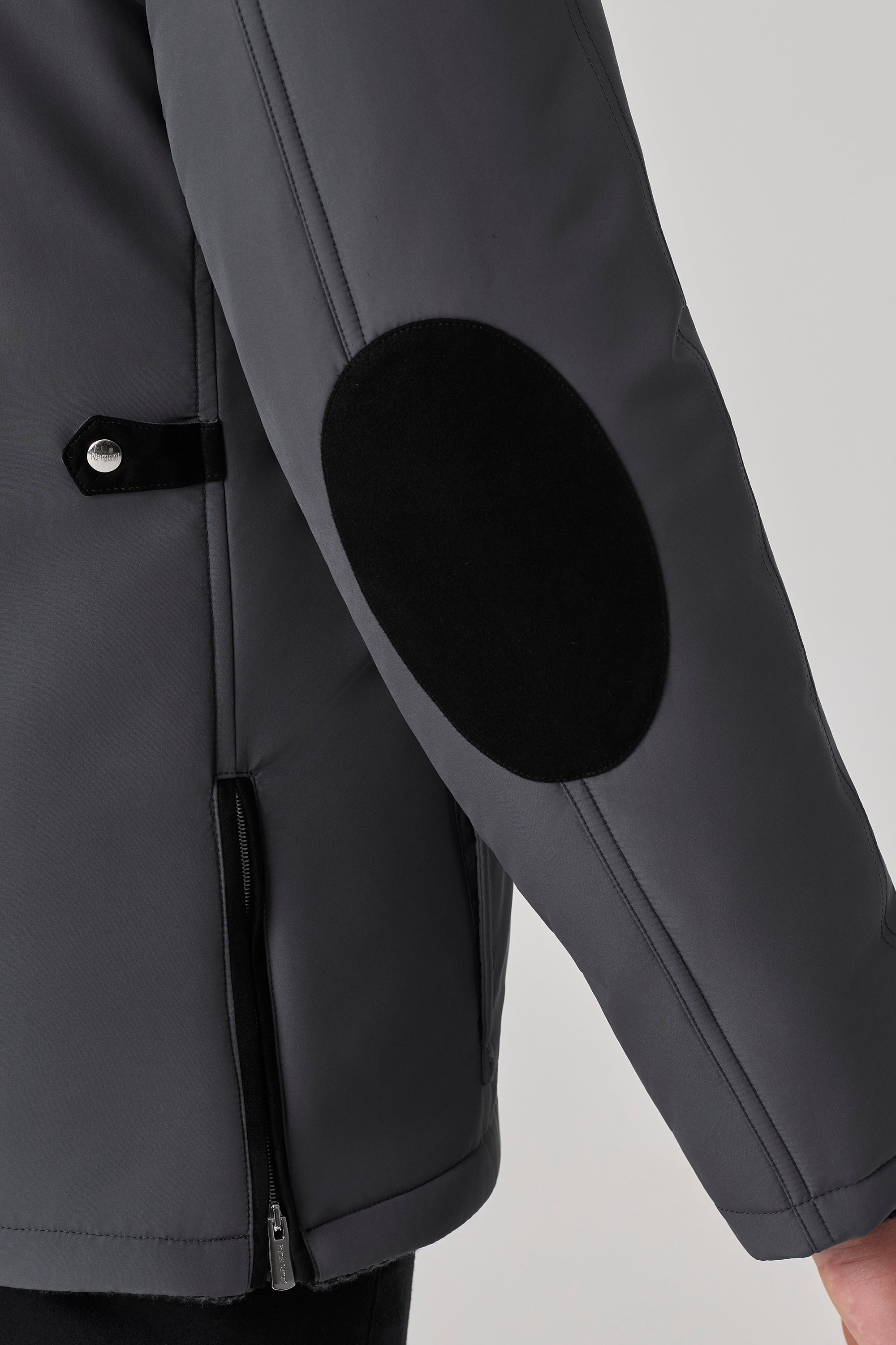 Parka Elvis en silk nylon ultra-light et vison