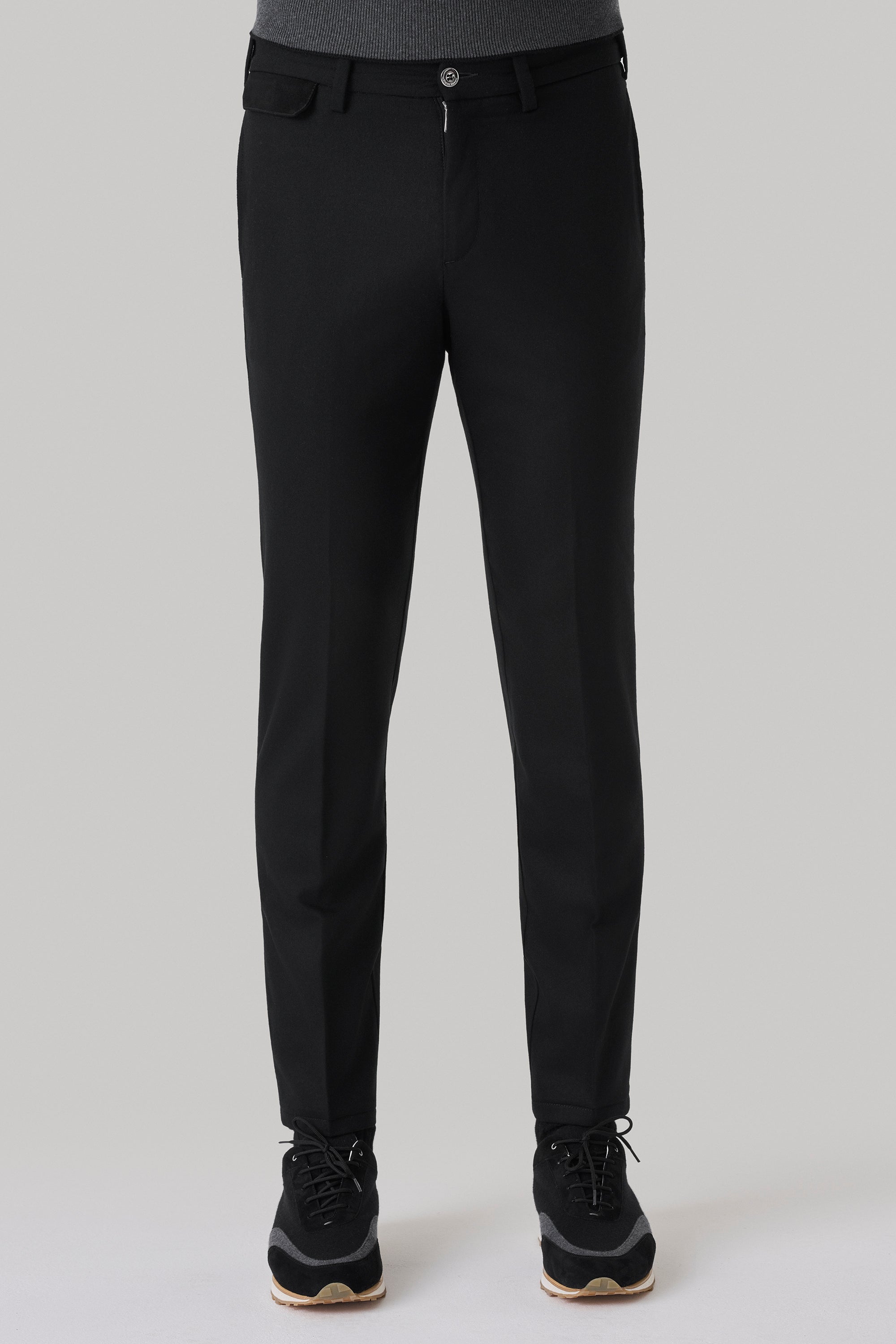 Pantalon en laine et ultimum cachemire felt