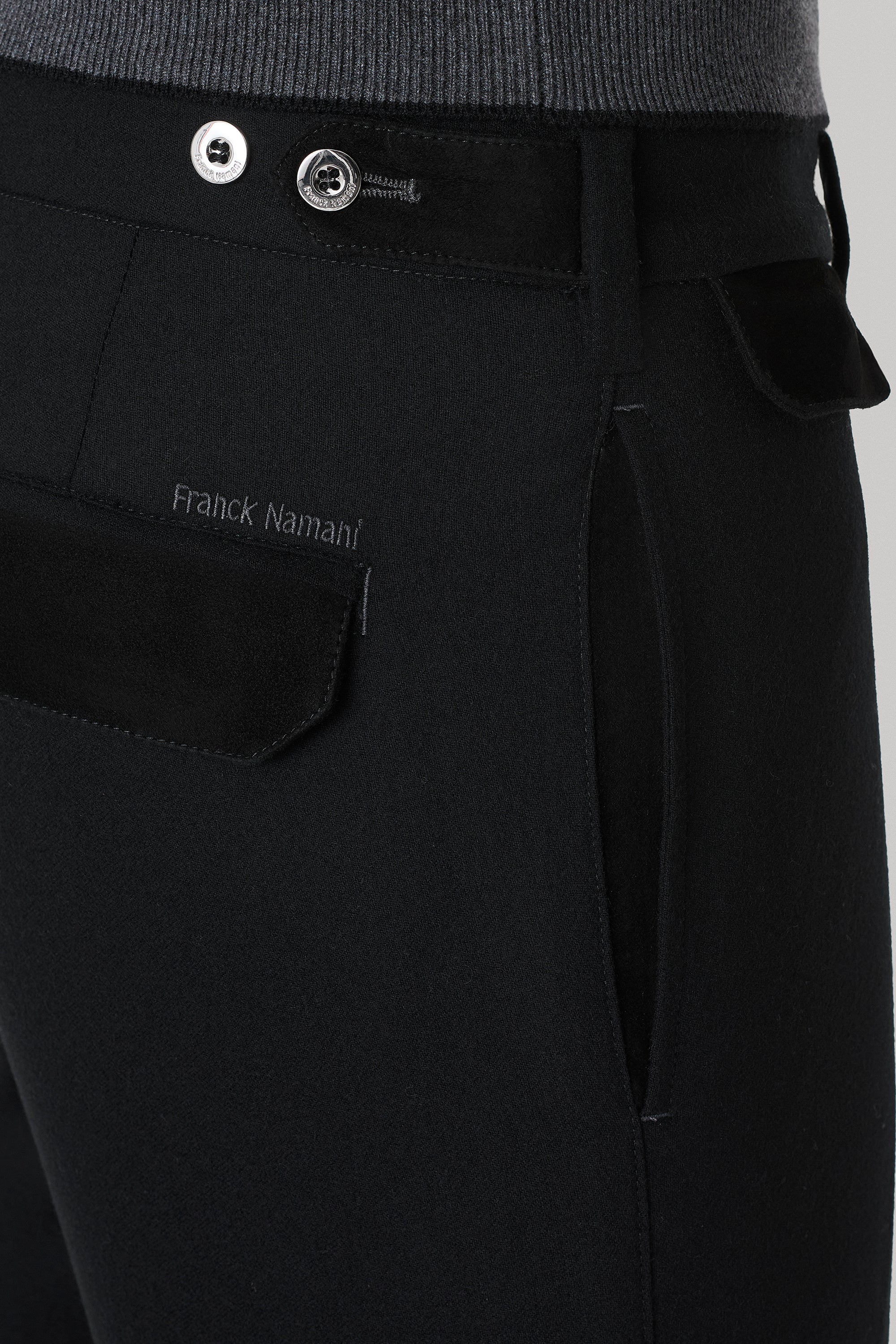 Pantalon en laine et ultimum cachemire felt