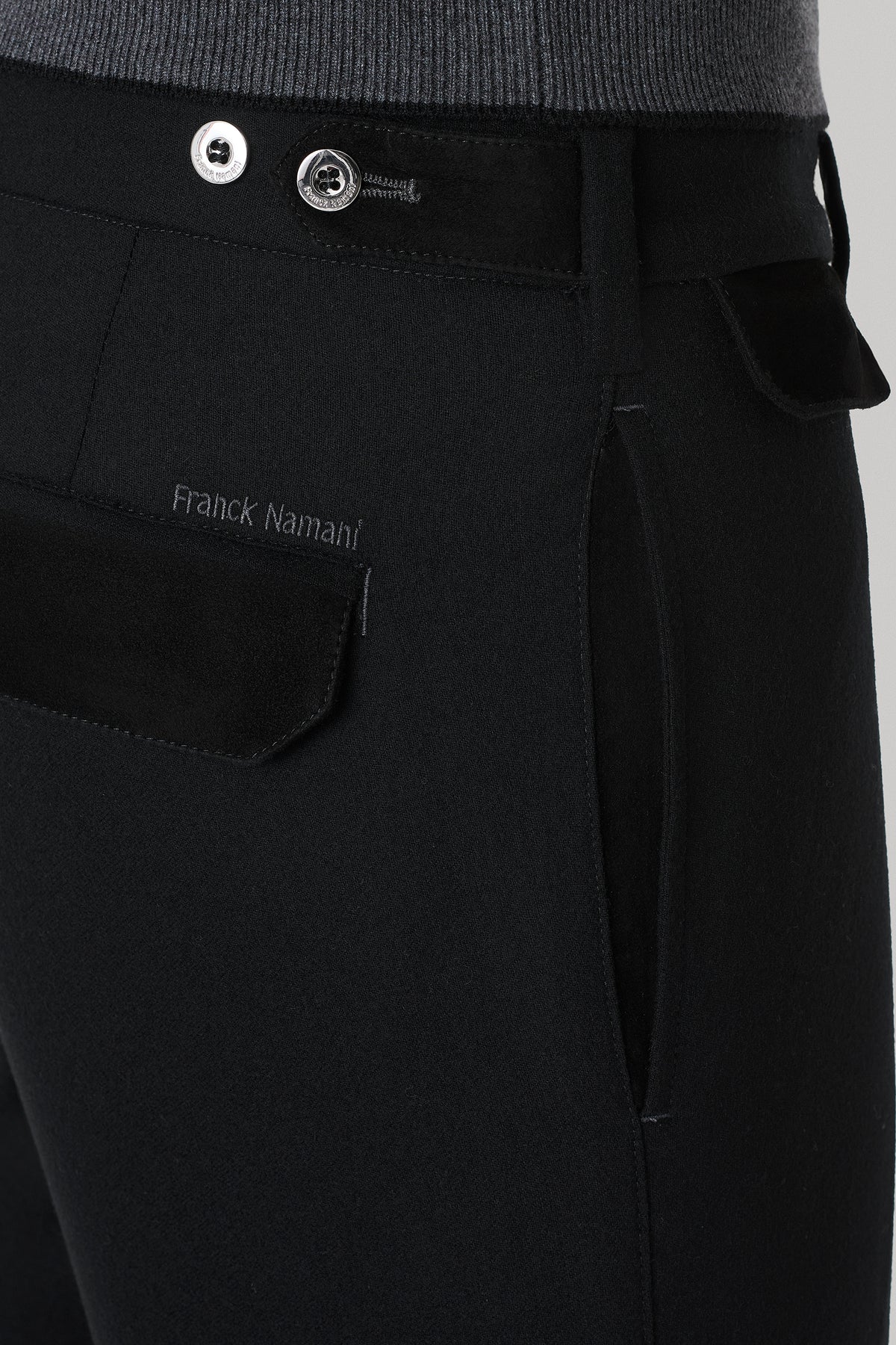 Pantalon en laine et ultimum cachemire felt