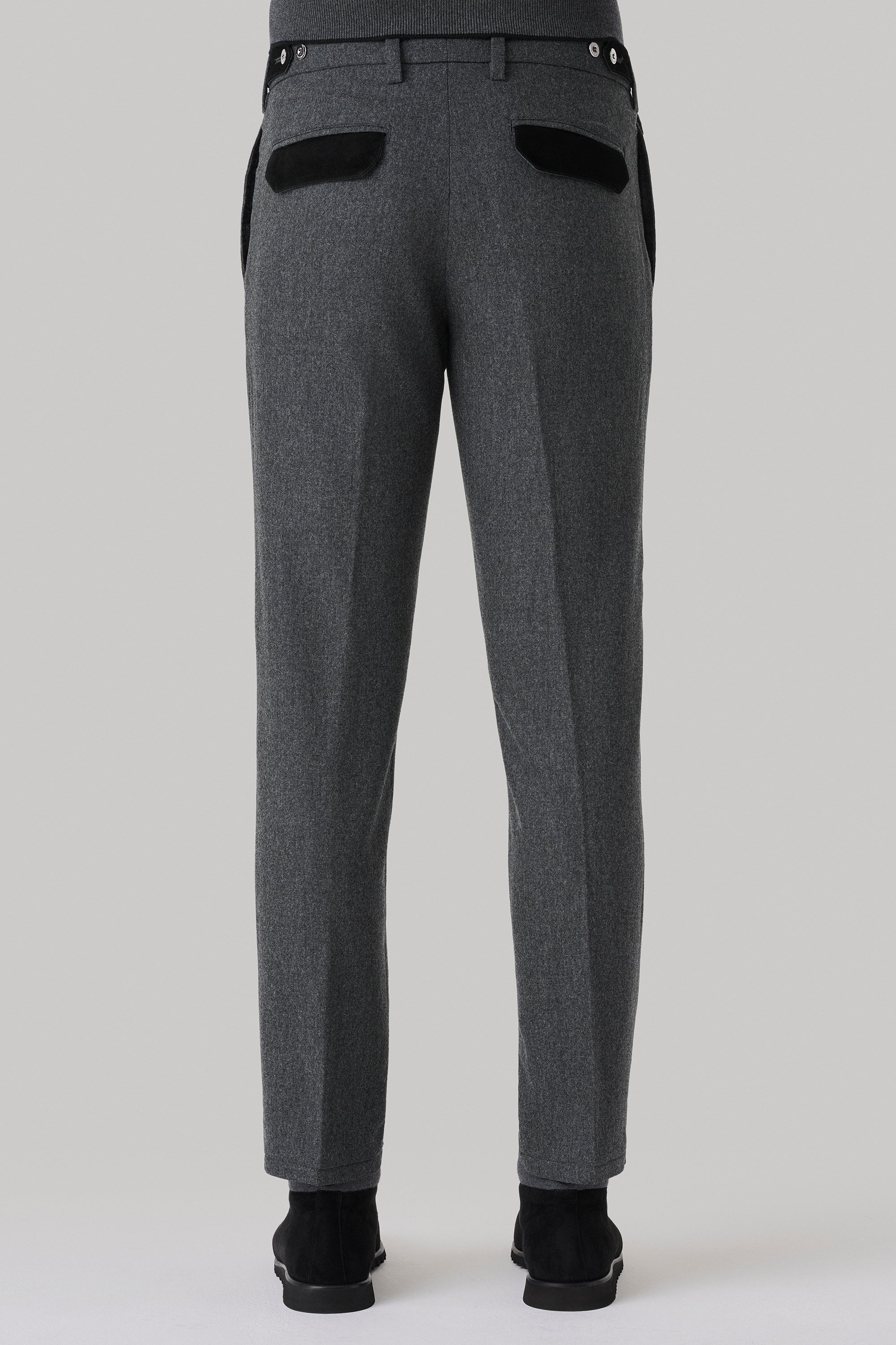 Pantalon en laine et ultimum cachemire felt