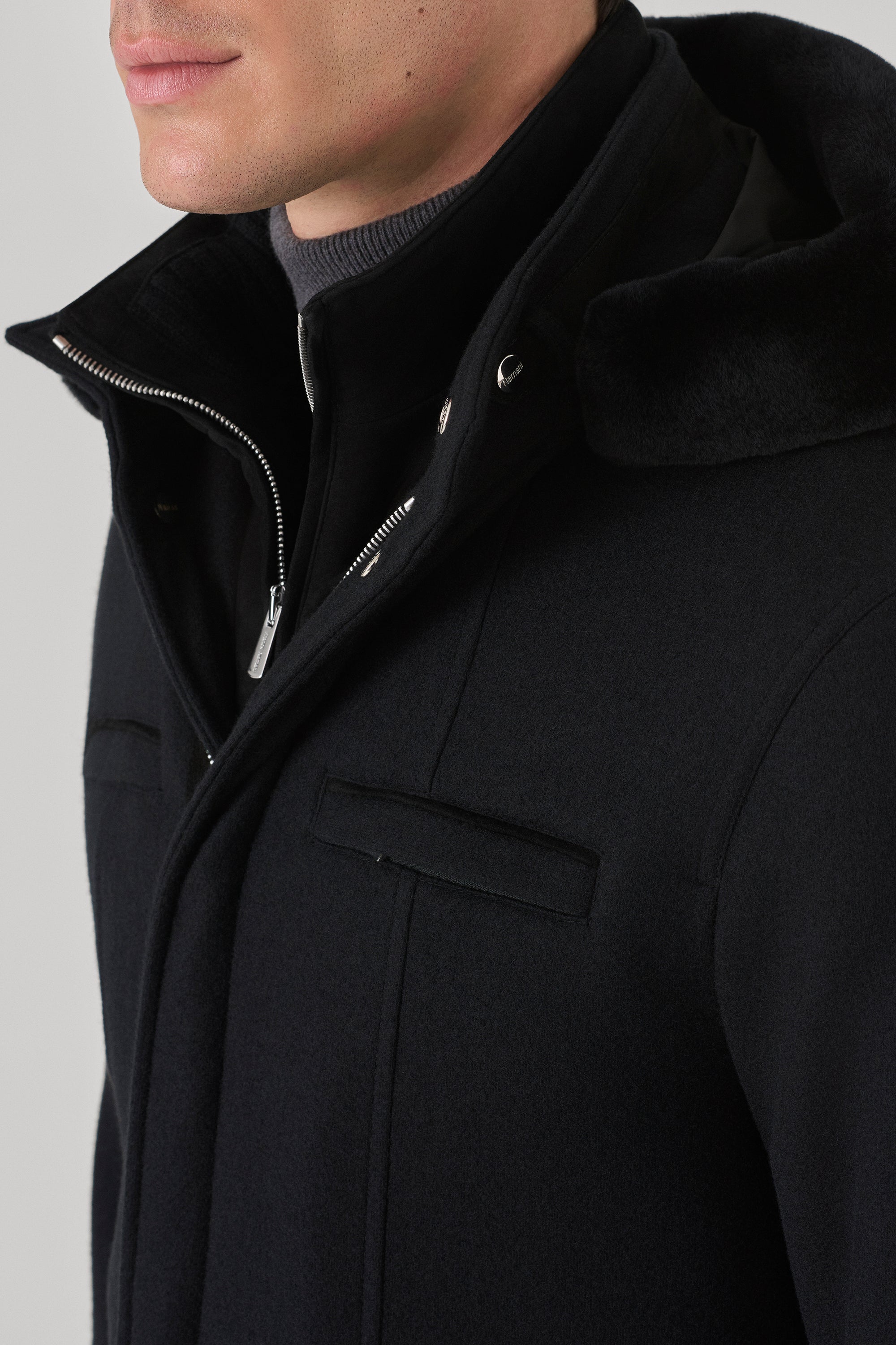 Parka Elvis en ultimum cachemire felt