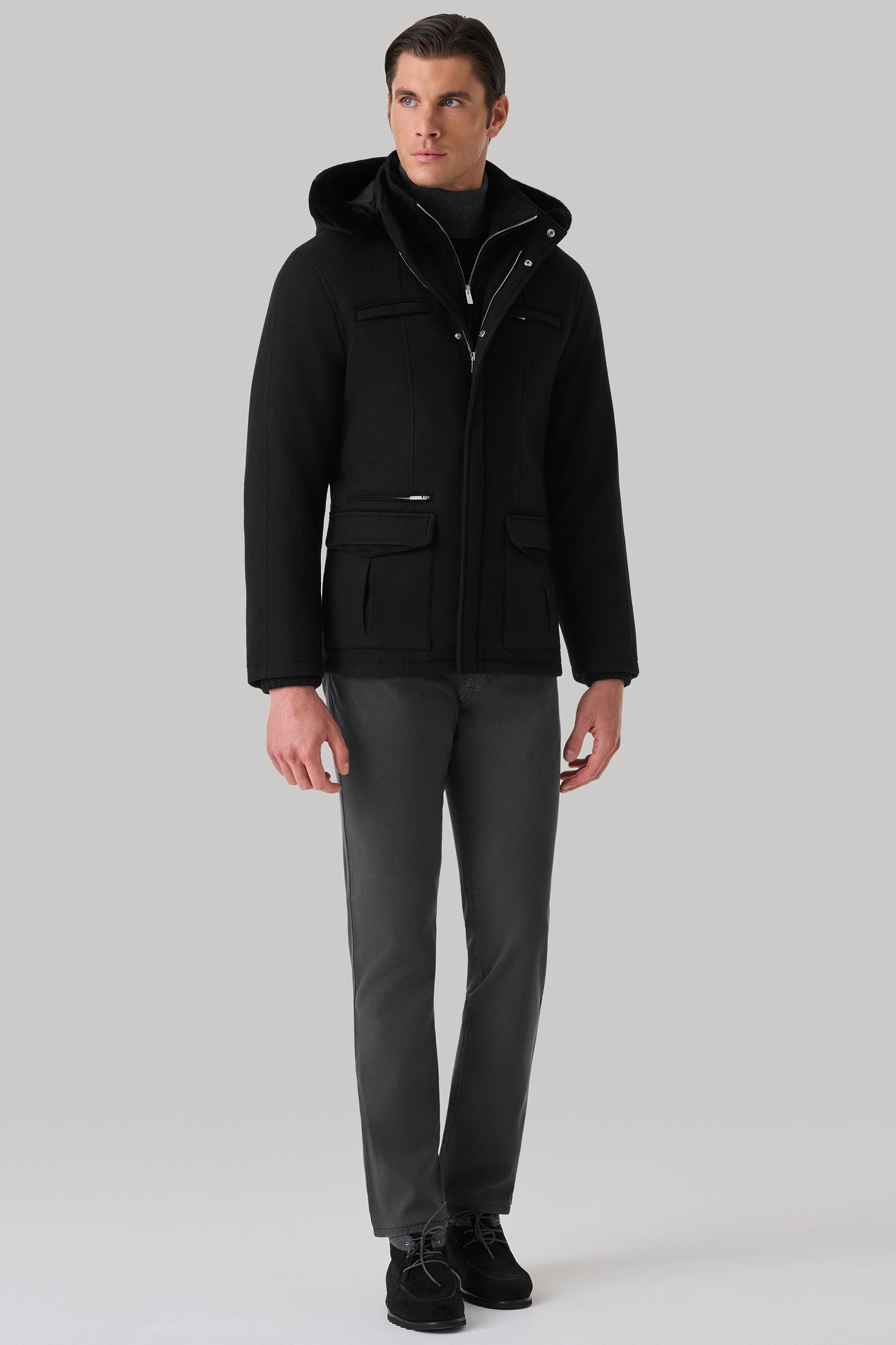 Parka Elvis en ultimum cachemire felt