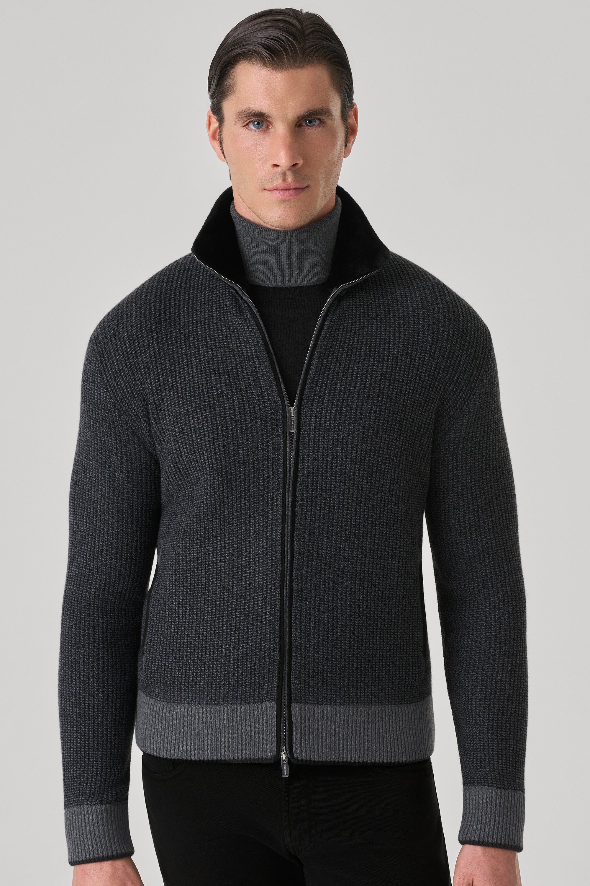 Cardigan Enge Bicolore