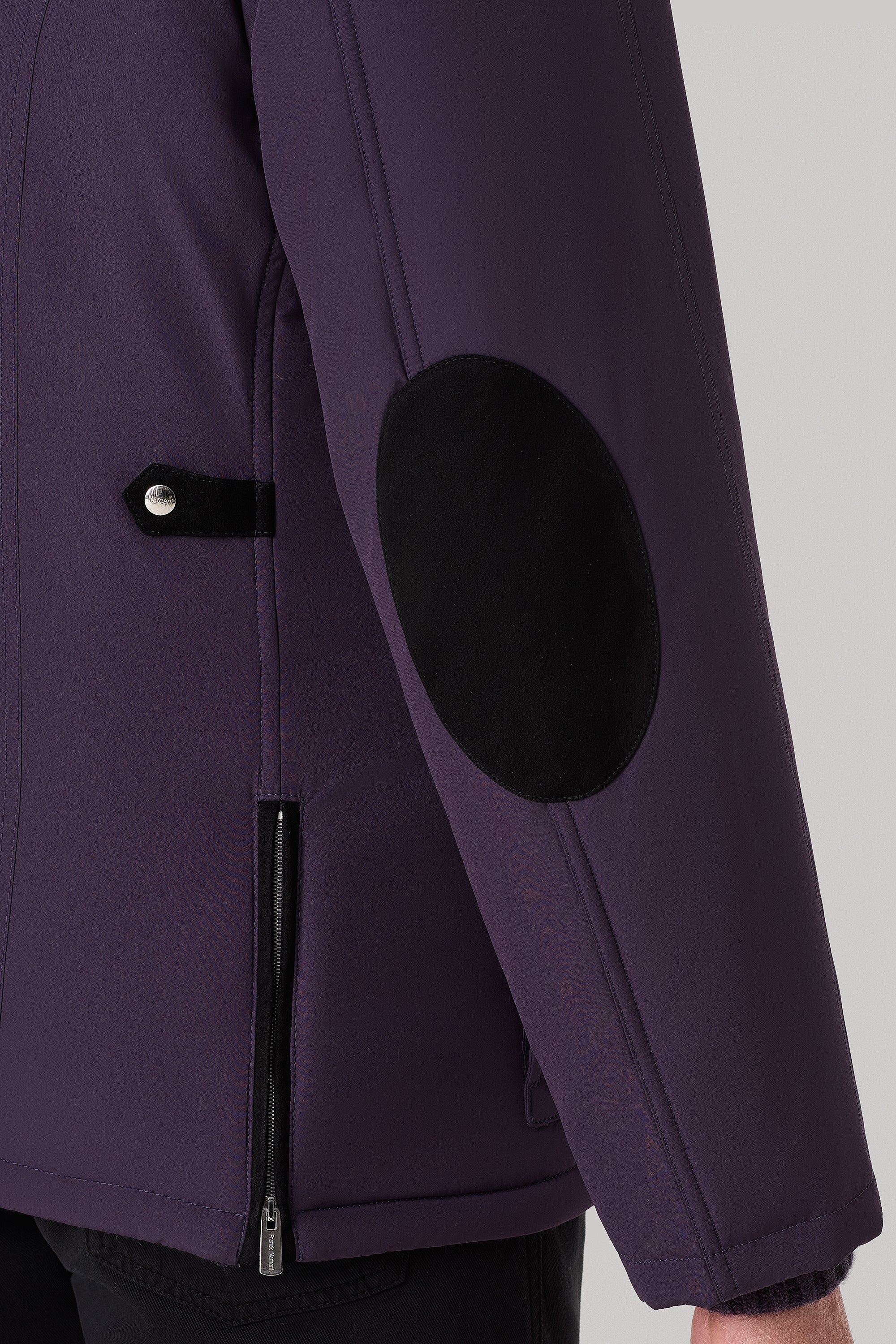 Parka Elvis en silk nylon ultra-light et vison