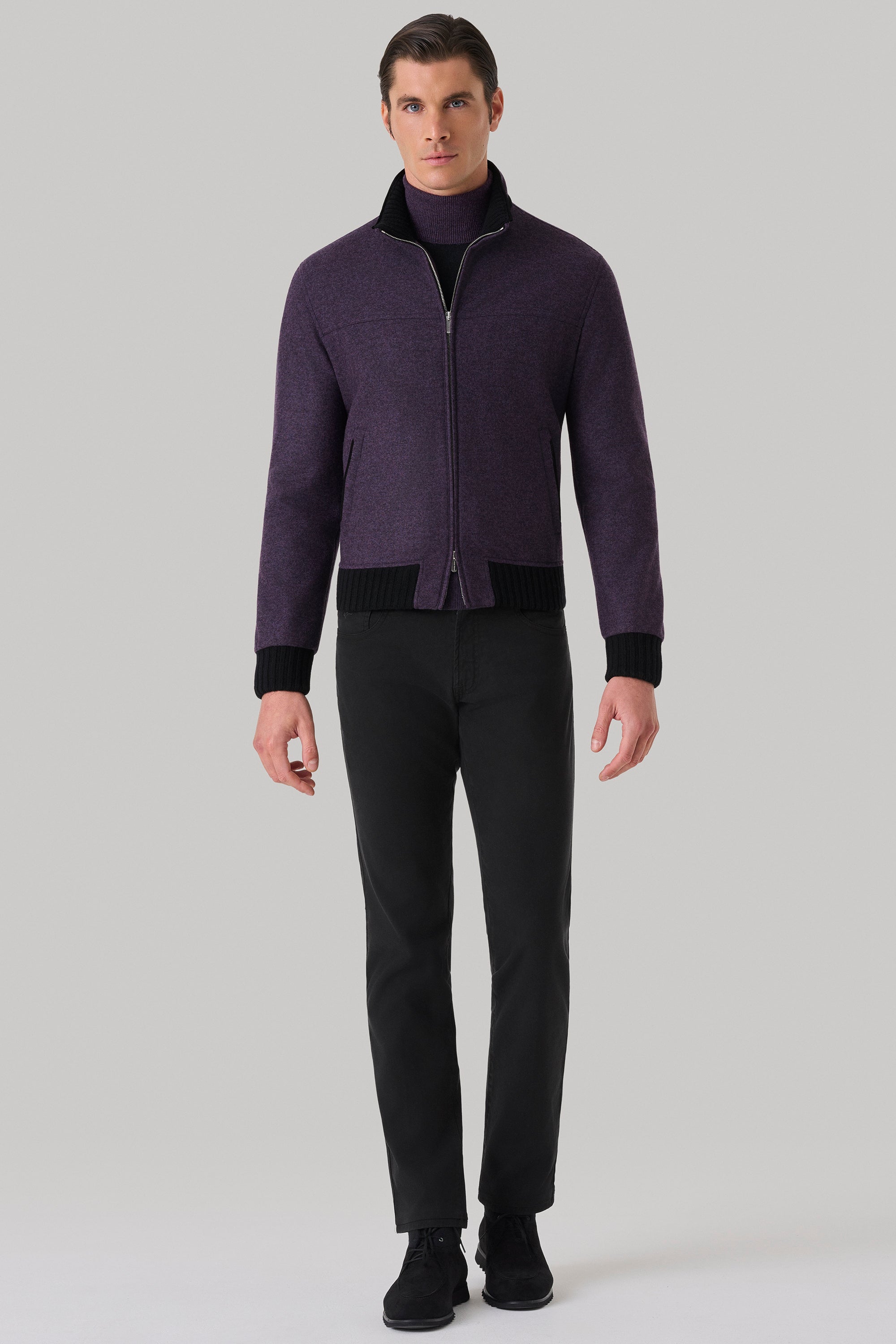 Blouson Confort en ultimum cachemire felt double