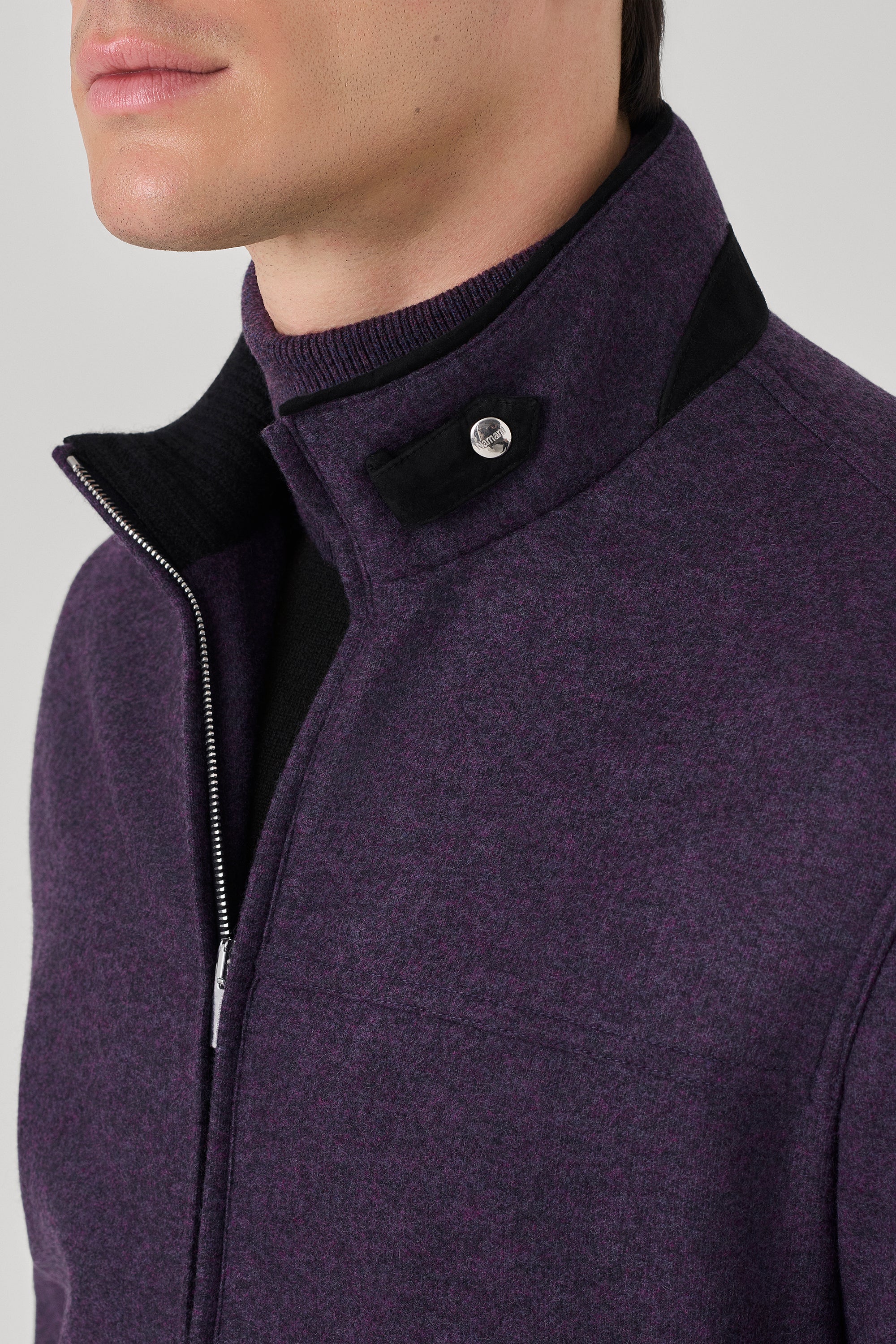 Blouson Confort en ultimum cachemire felt double