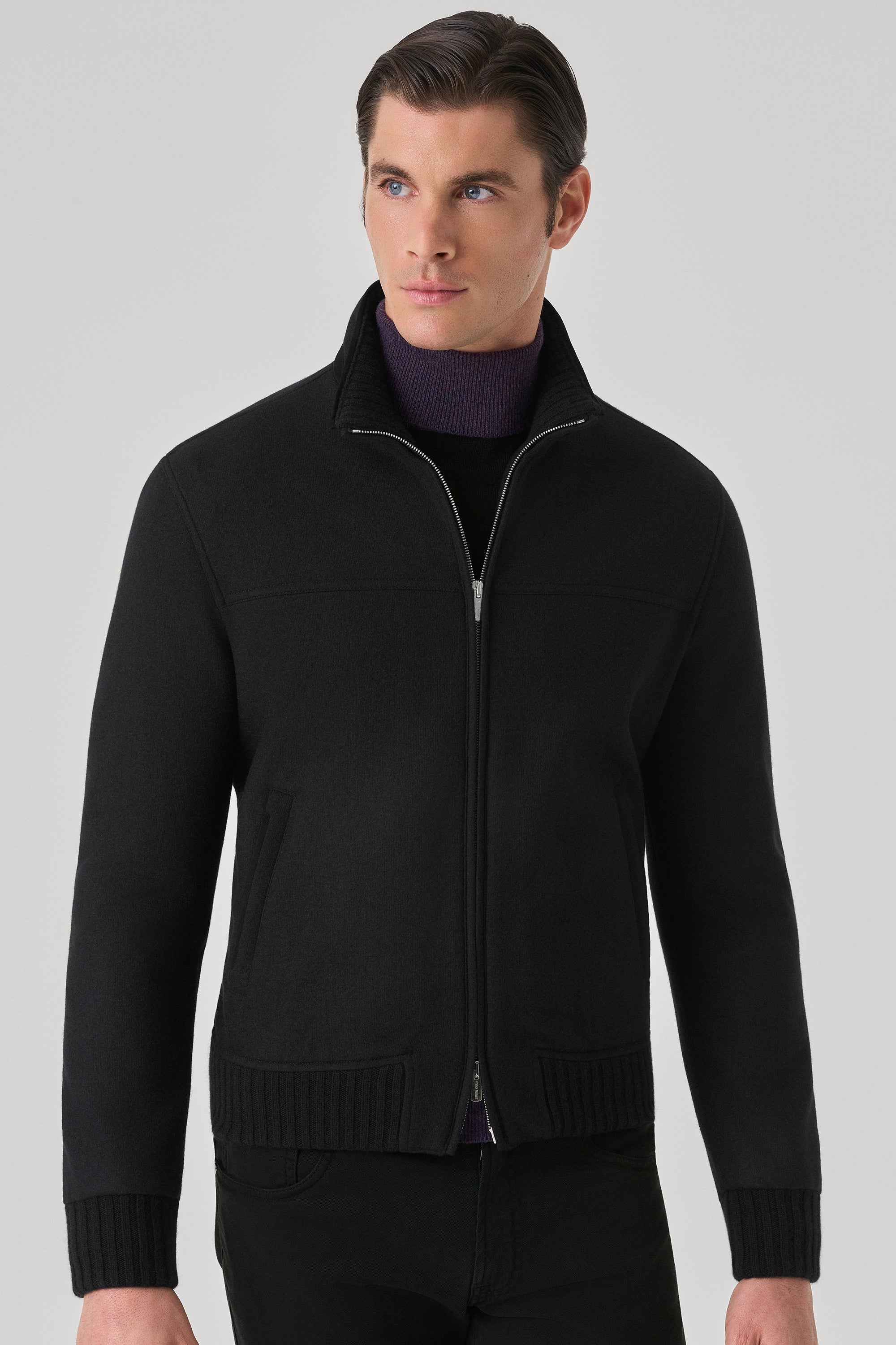 Blouson Confort en ultimum cachemire felt double