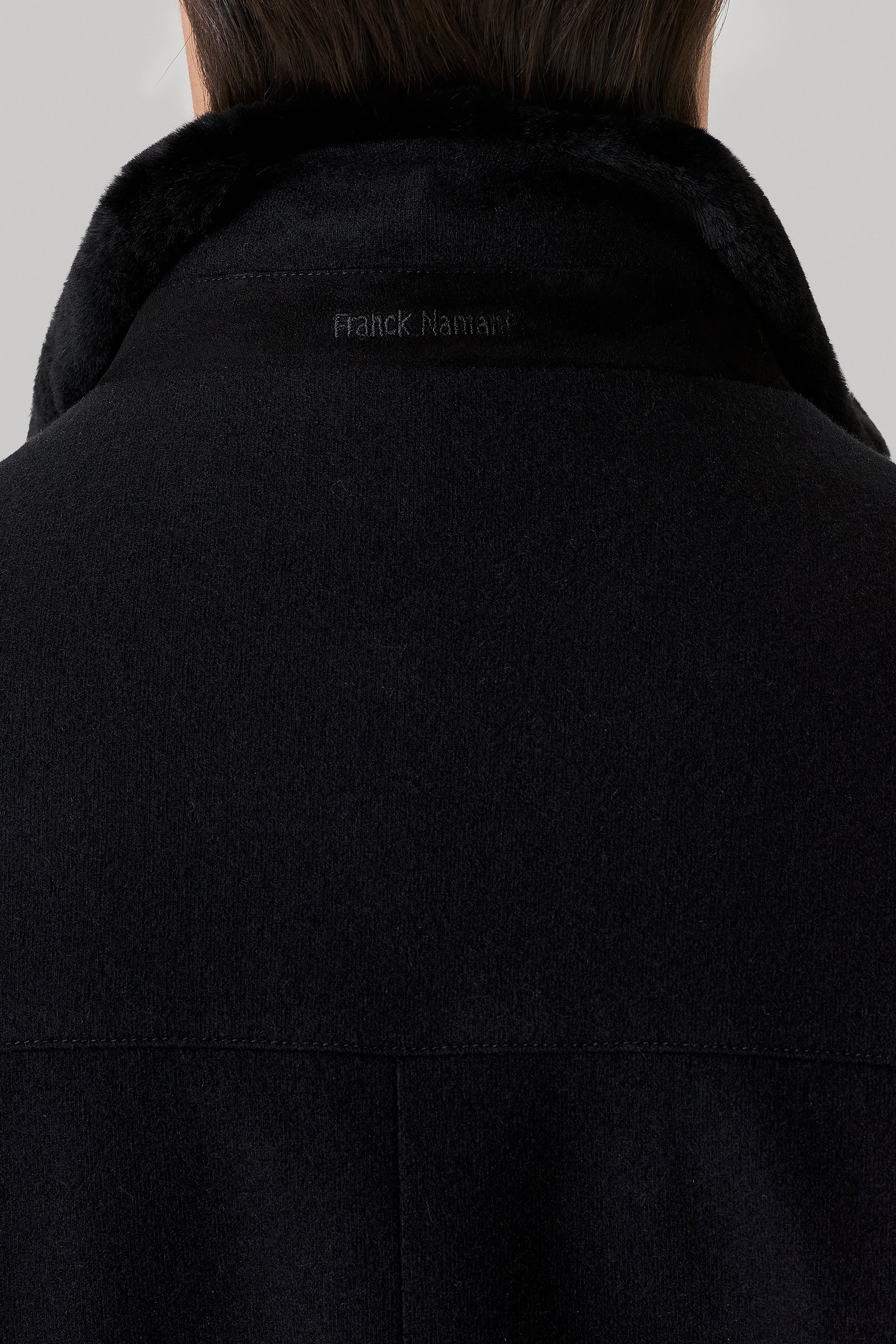 Blouson Confort en ultimum cachemire felt et vison
