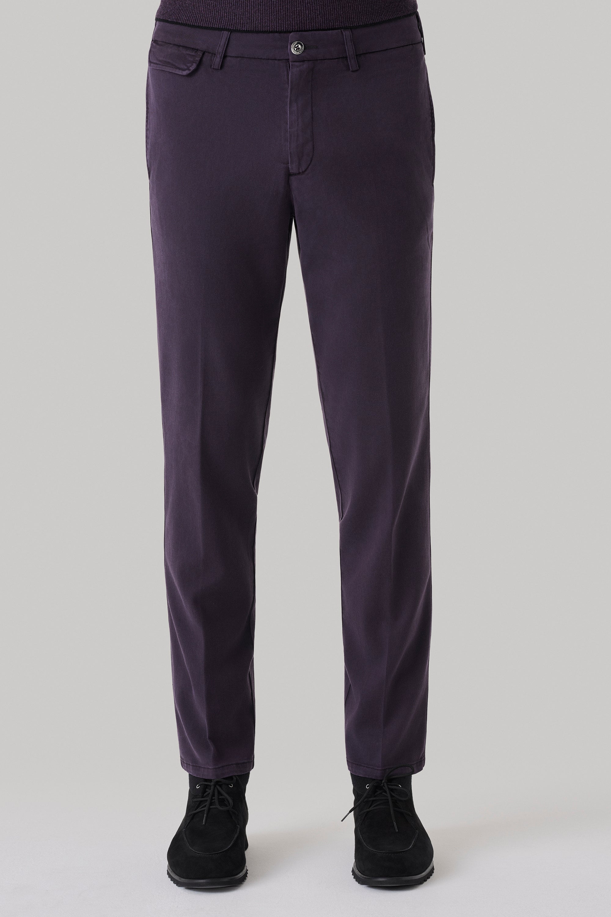 Pantalon en coton stretch