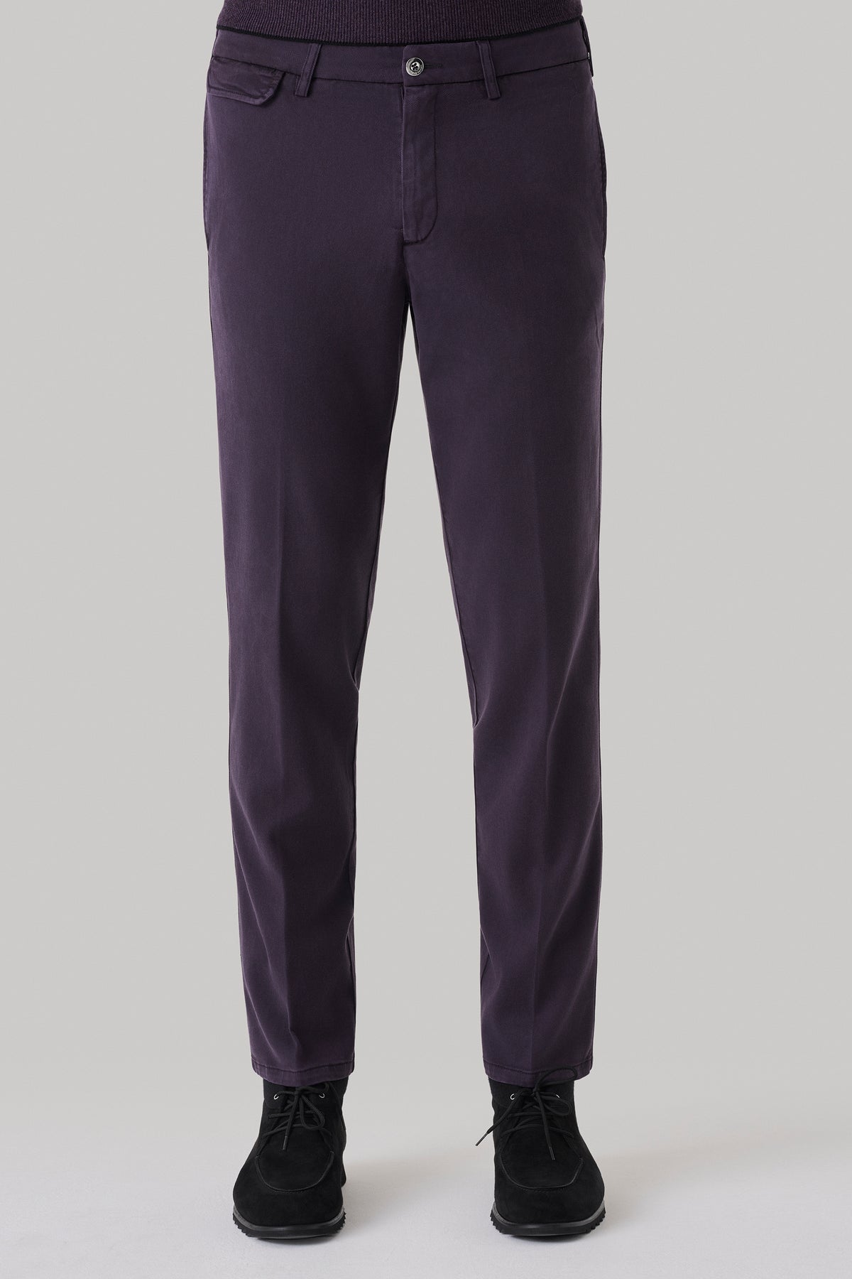 Pantalon en coton stretch