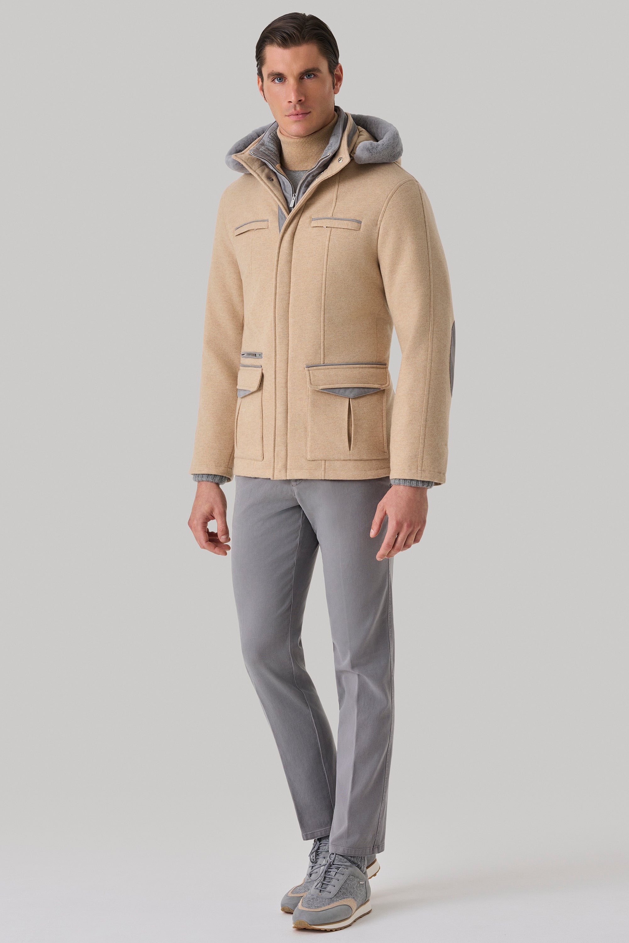 Parka Elvis en ultimum cachemire felt