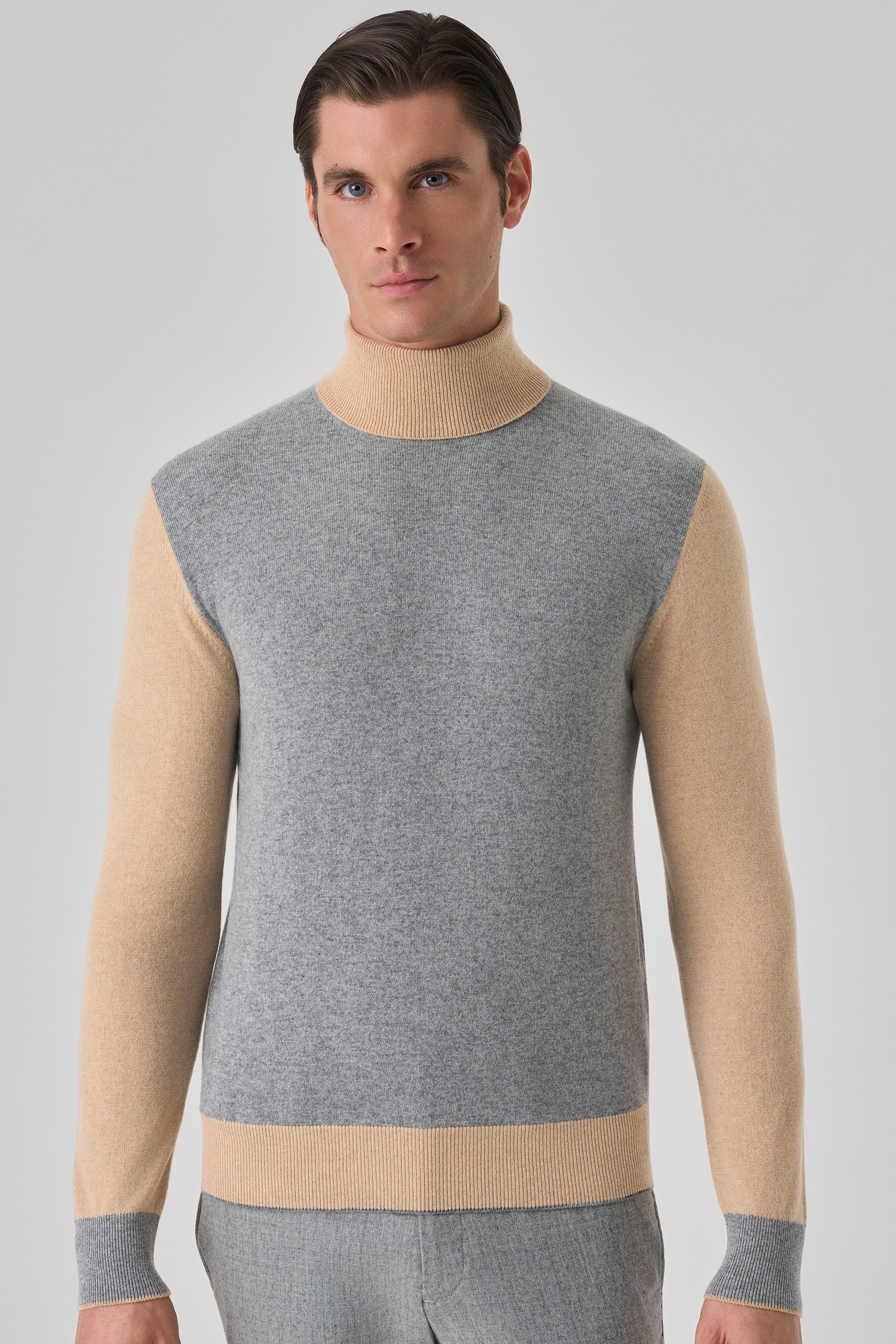 Pull Dolcevita bicolore