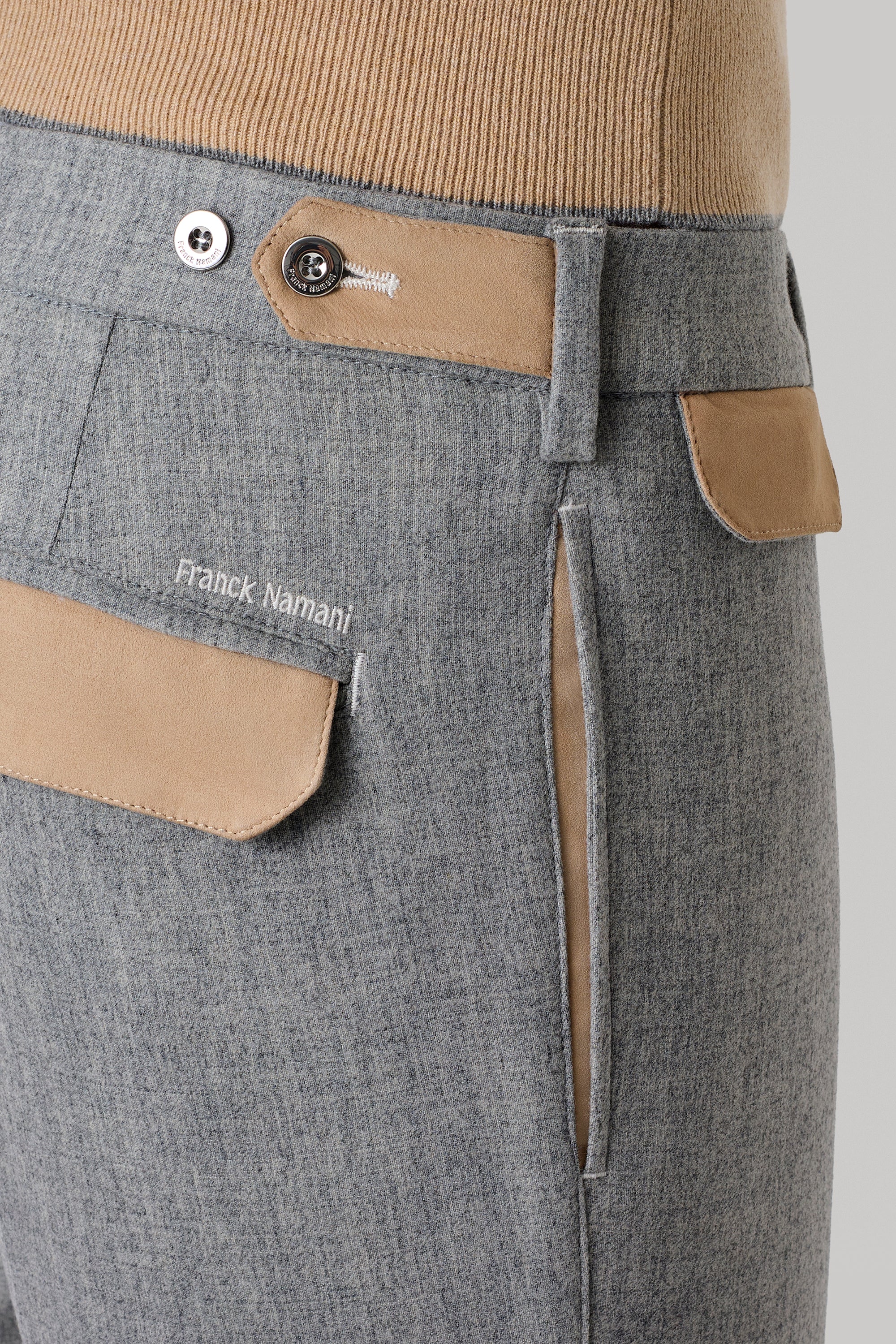 Pantalon en laine et ultimum cachemire felt