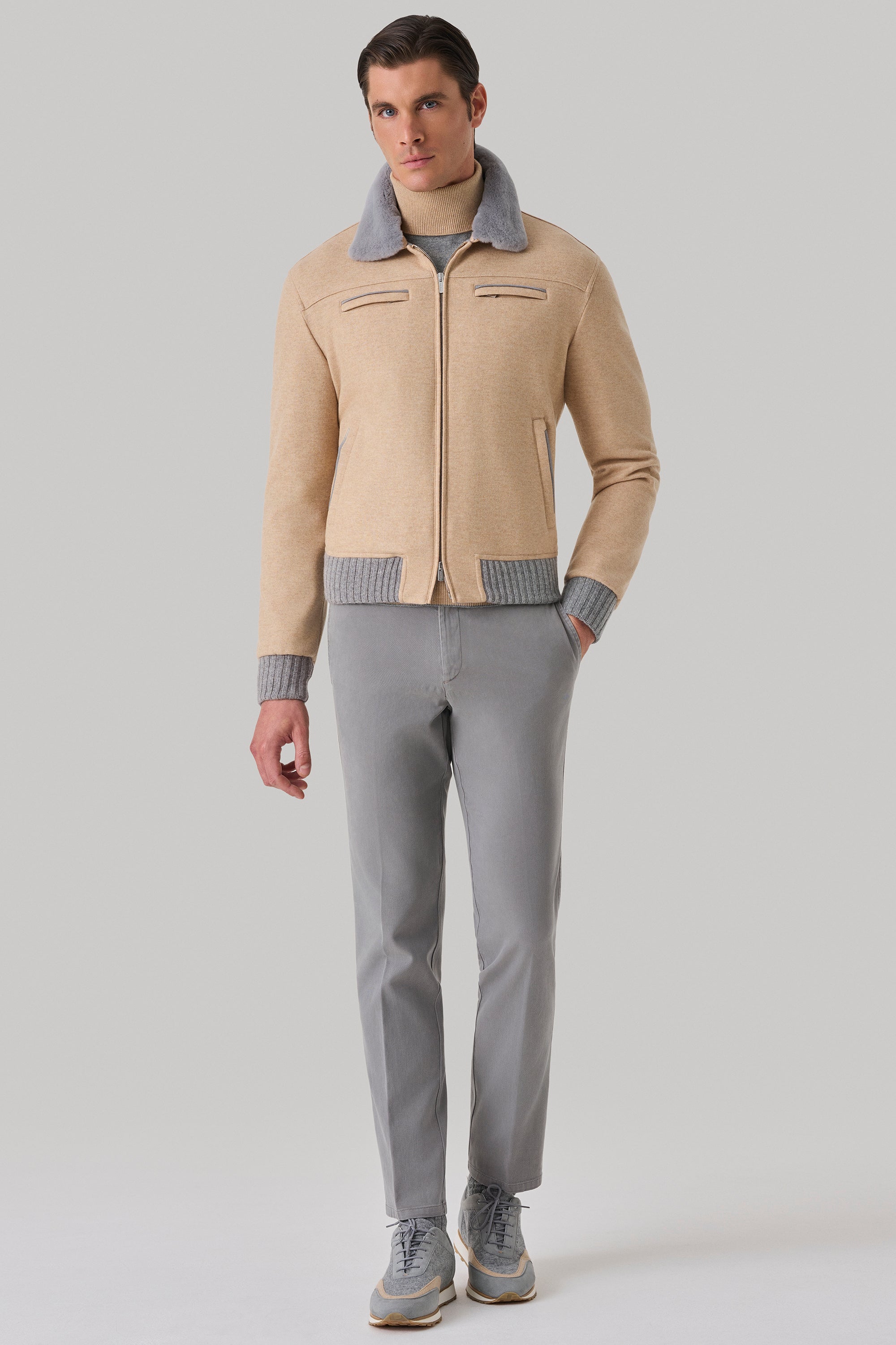 Blouson Cortina en ultimum cachemire felt