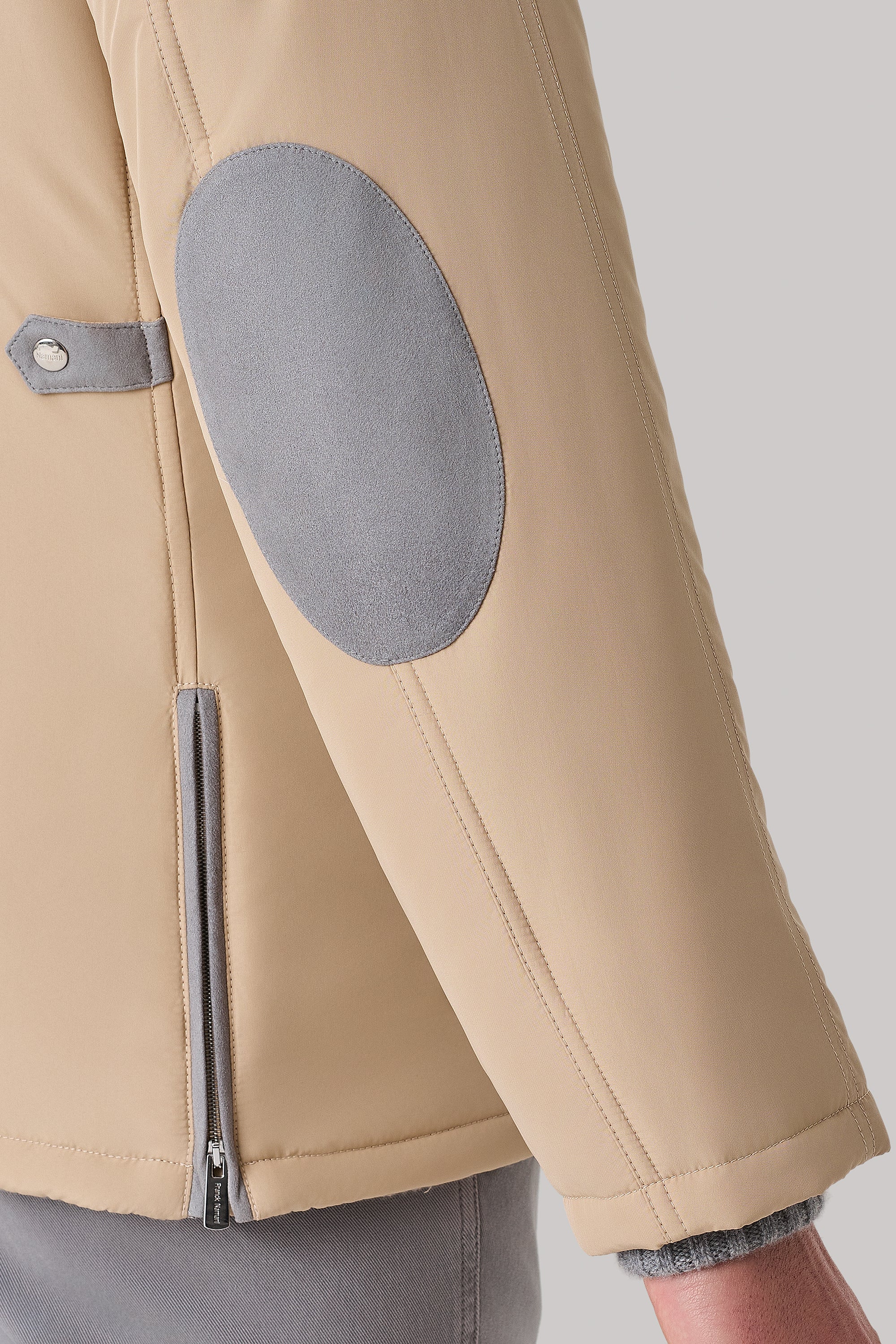 Parka Elvis en silk nylon ultra-light et vison
