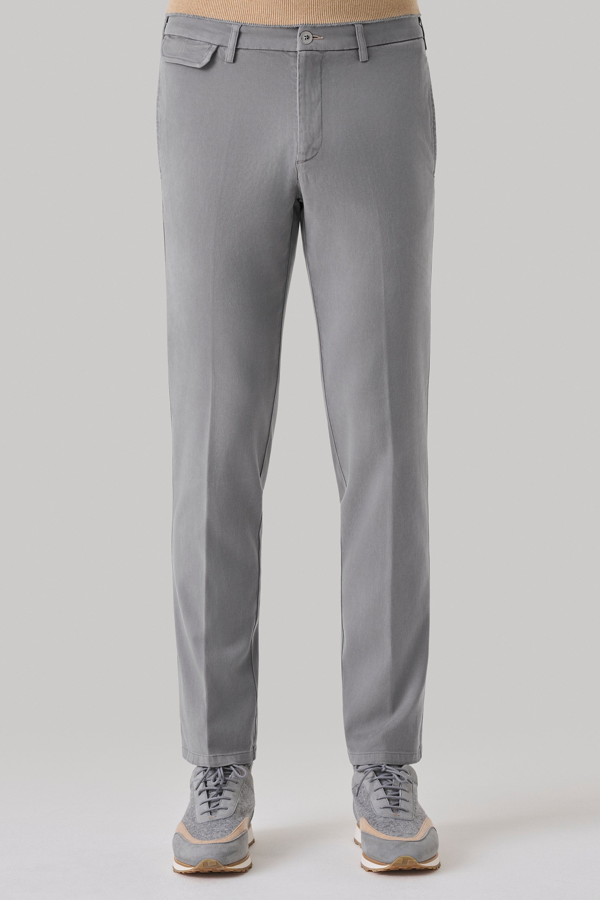 Pantalon en coton stretch