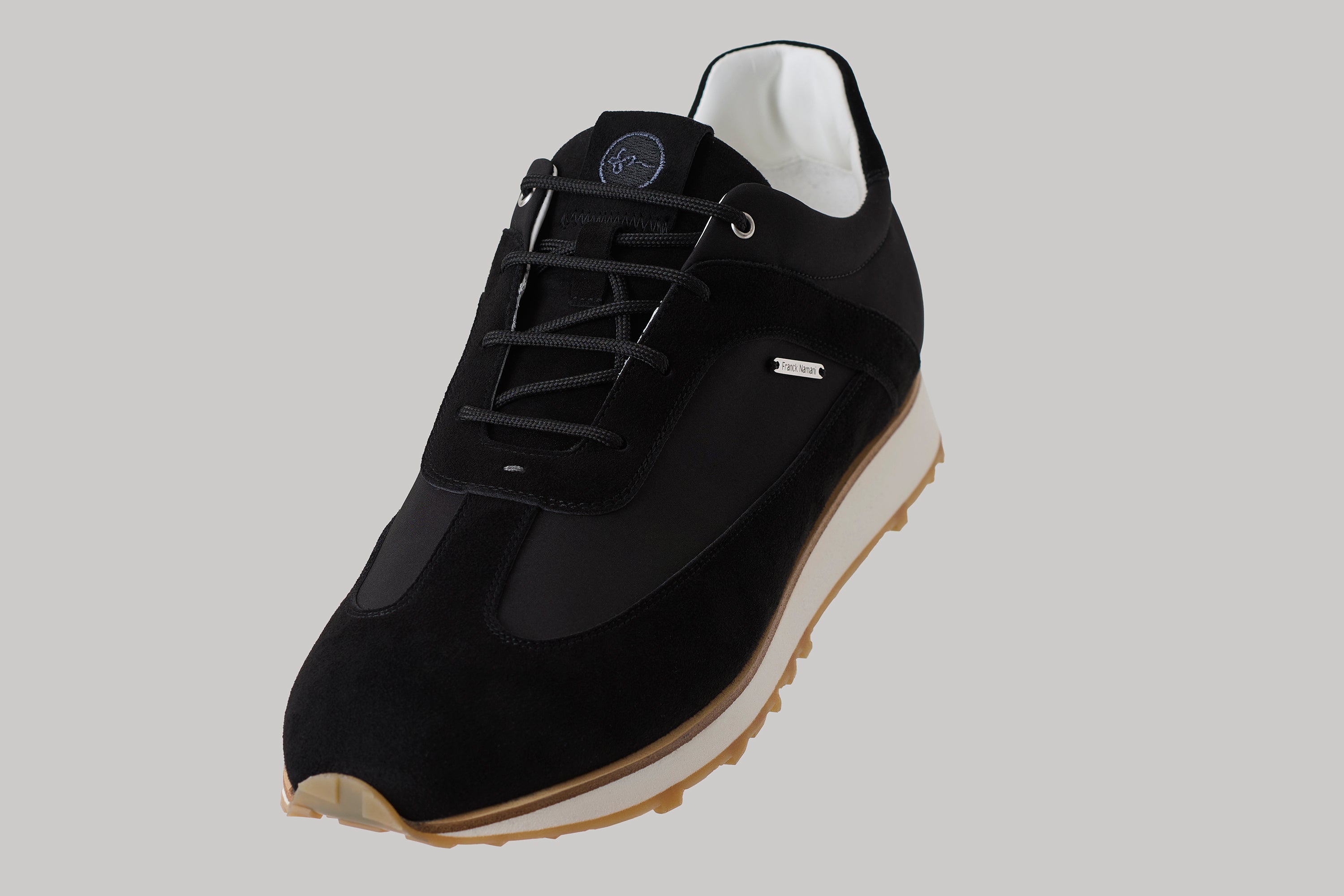Sneakers Angeles en suède et silk nylon ultra-light