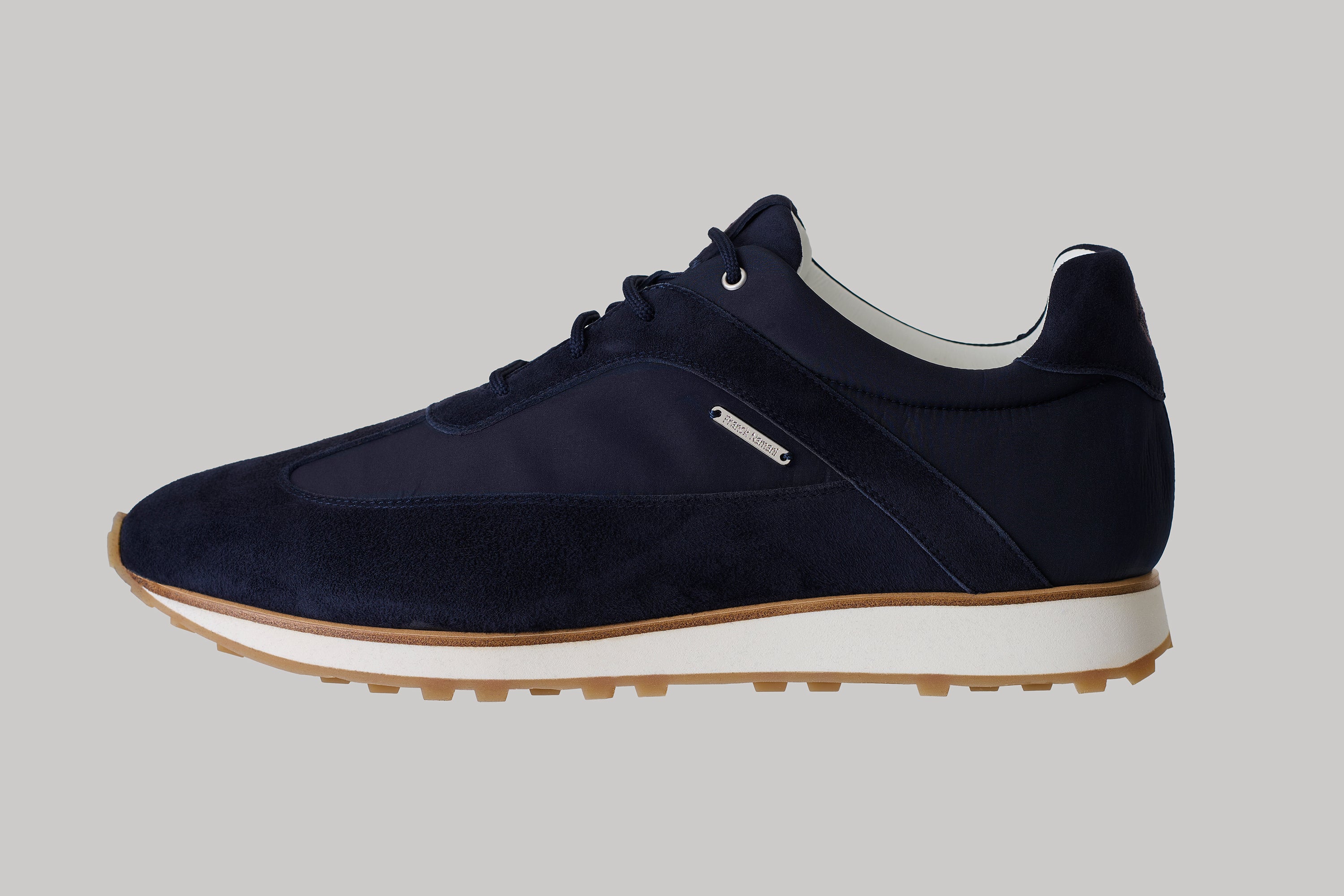 Sneakers Angeles en suède et silk nylon ultra-light