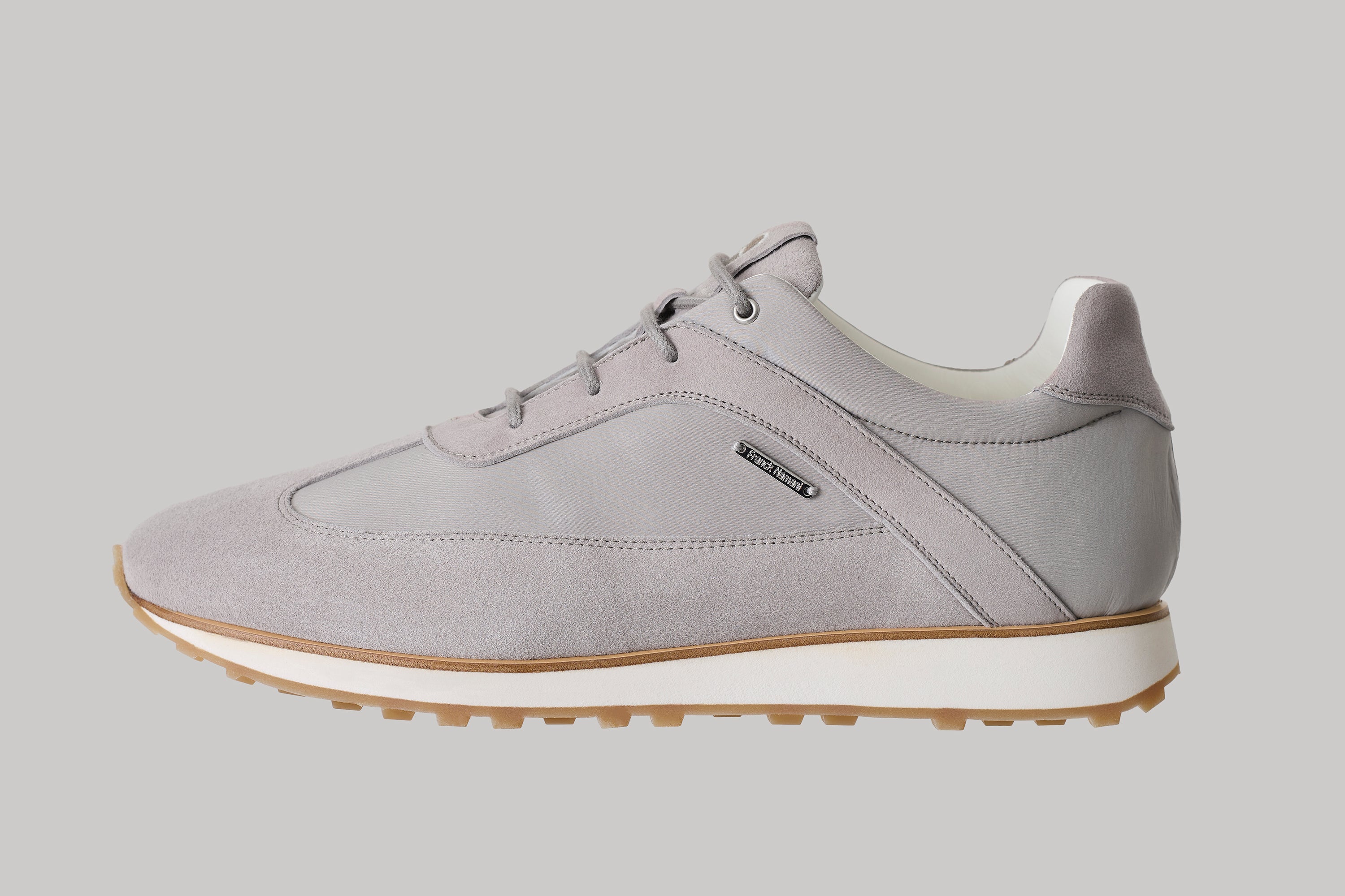 Sneakers Angeles en suède et silk nylon ultra-light