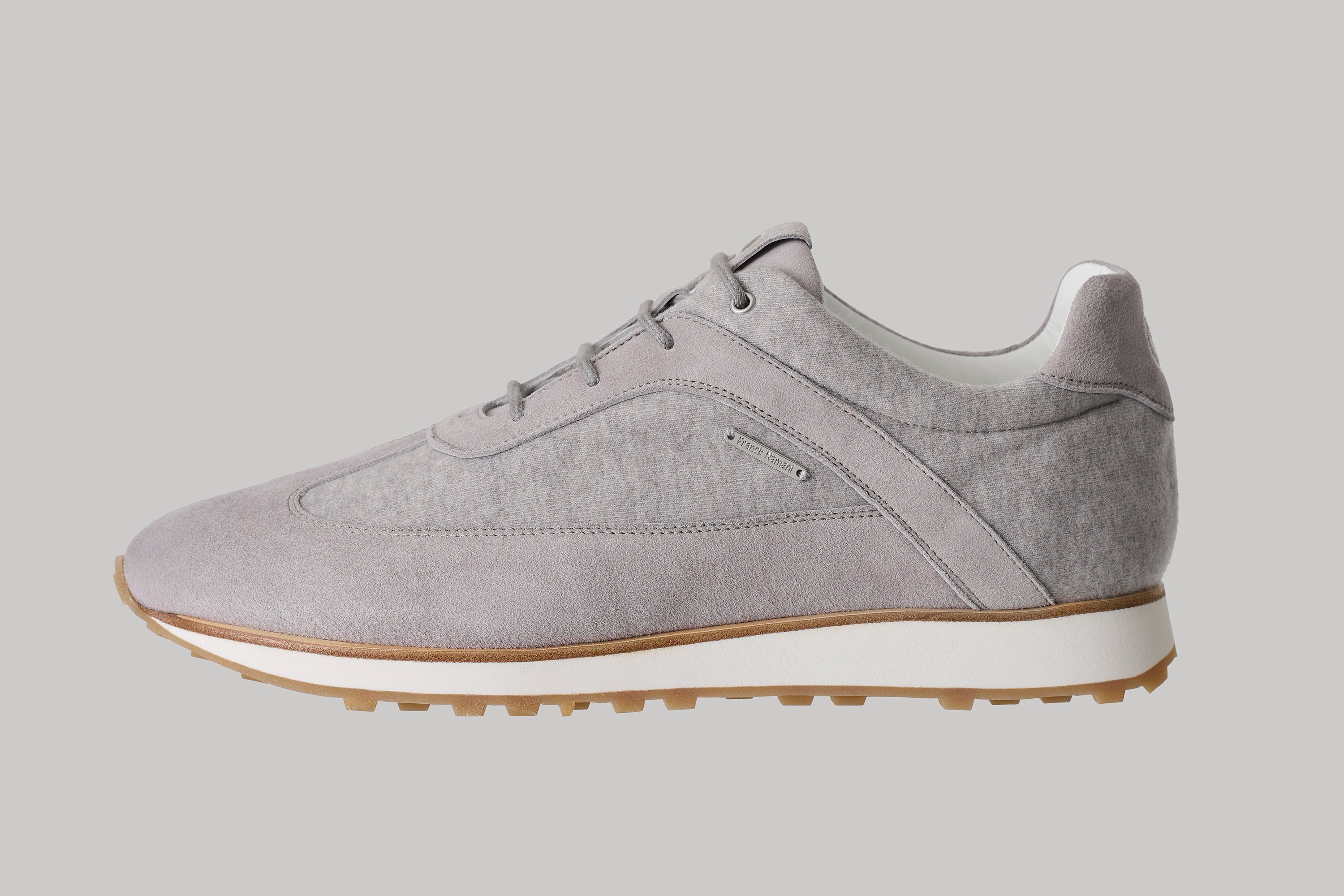 Sneakers Angeles en suède et cachemire felt