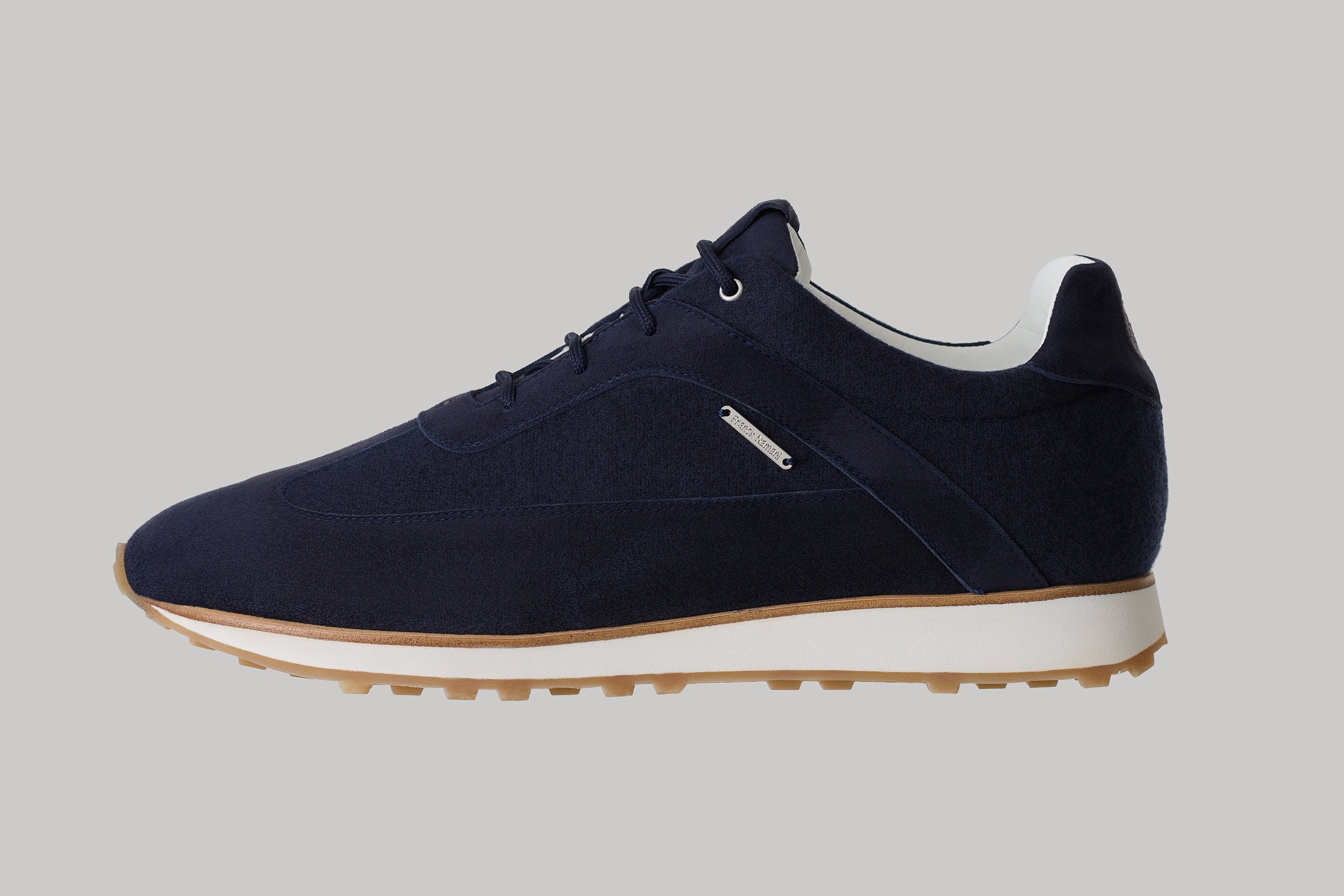 Sneakers Angeles en suède et cachemire felt