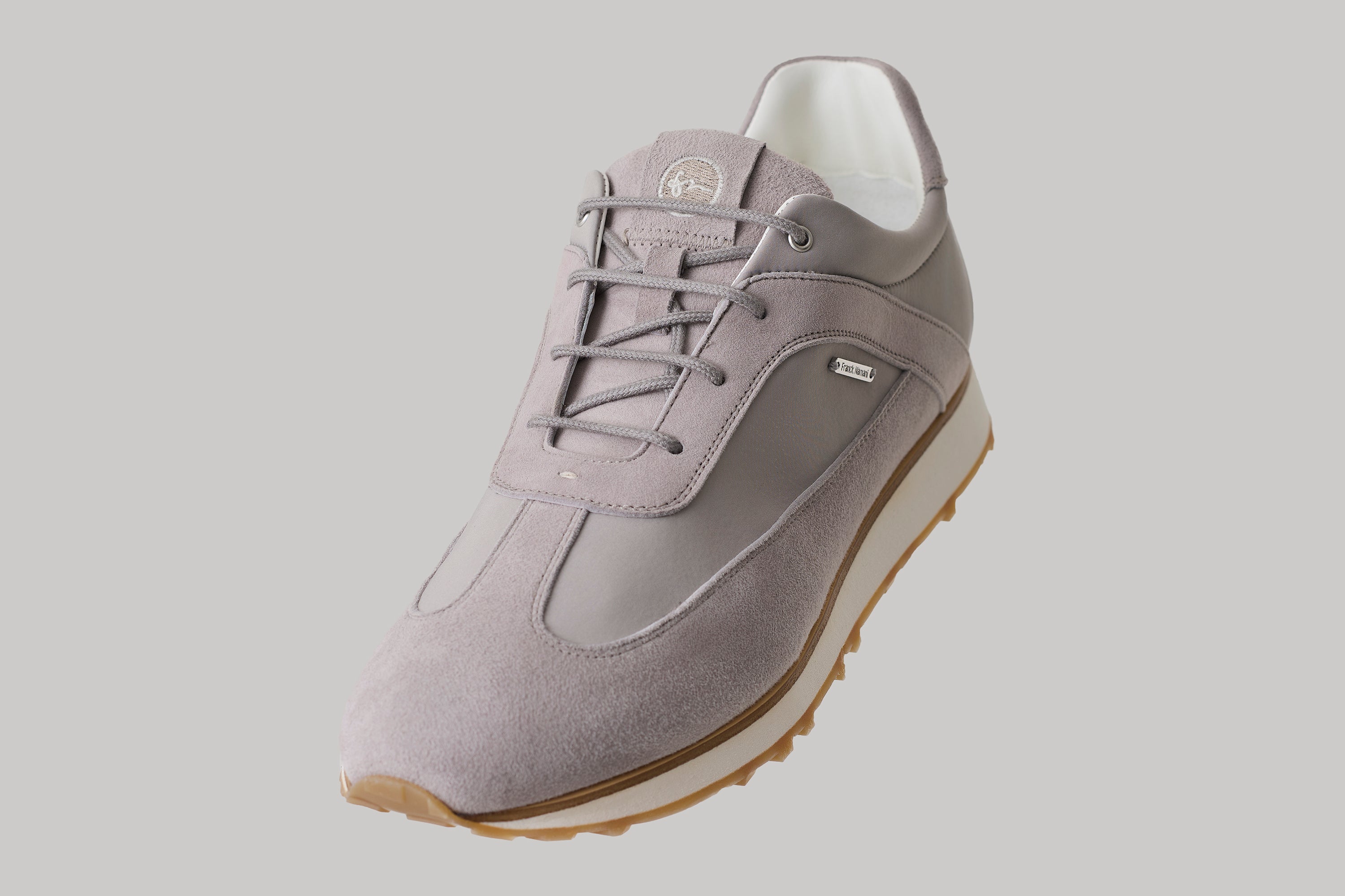 Sneakers Angeles en suède et silk nylon ultra-light