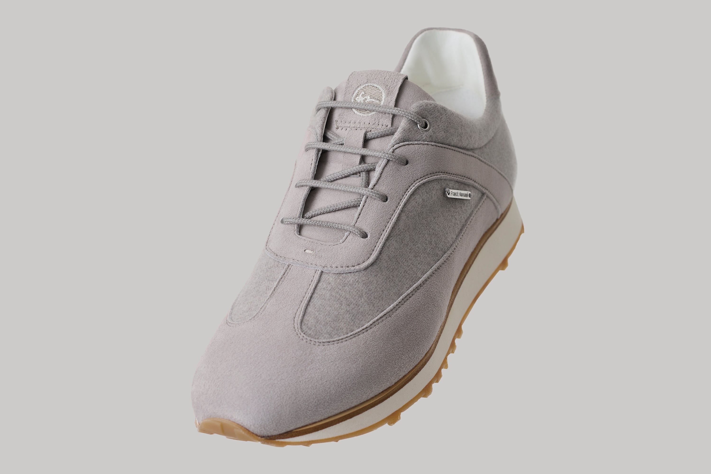 Sneakers Angeles en suède et cachemire felt