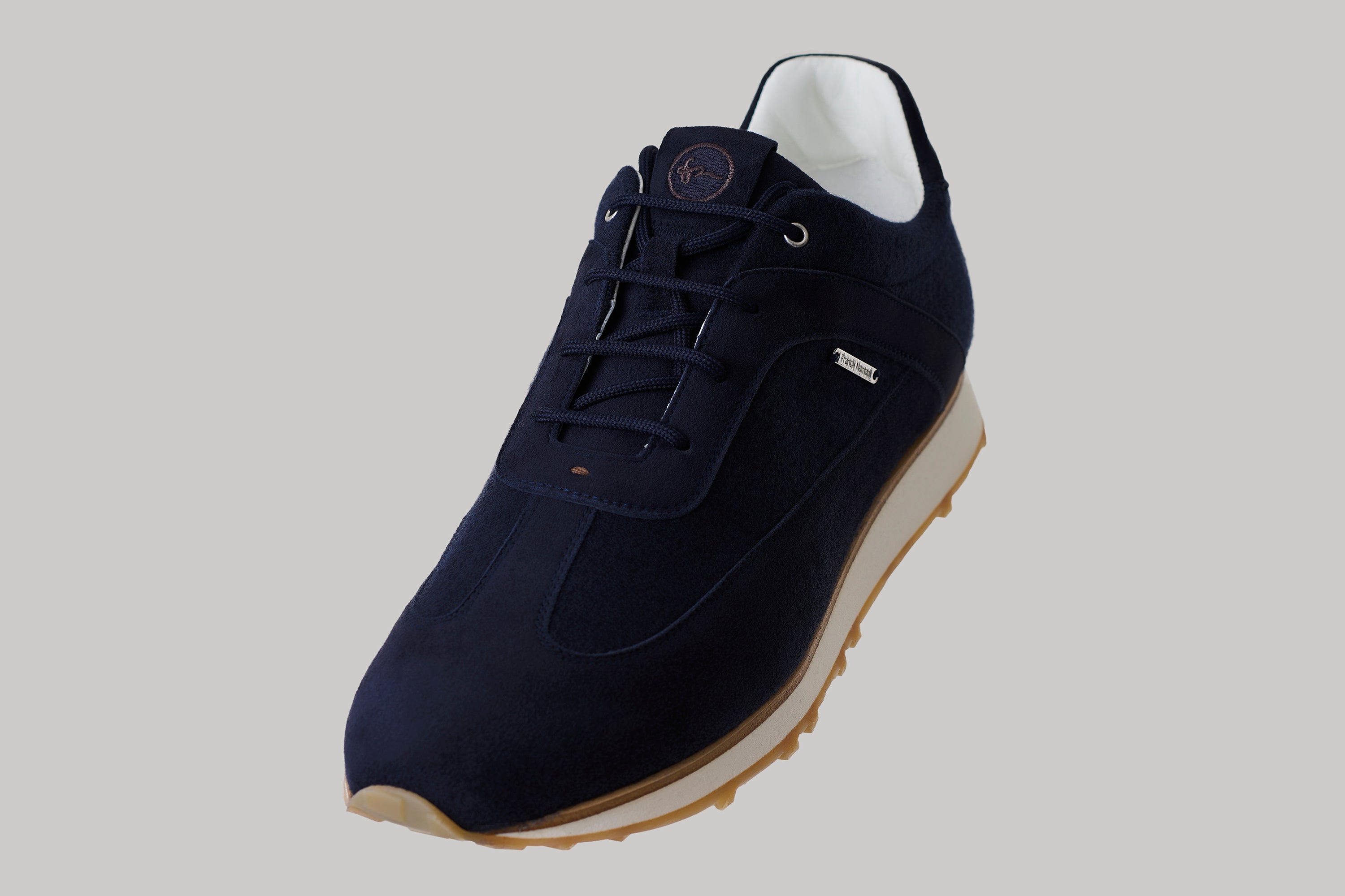 Sneakers Angeles en suède et cachemire felt