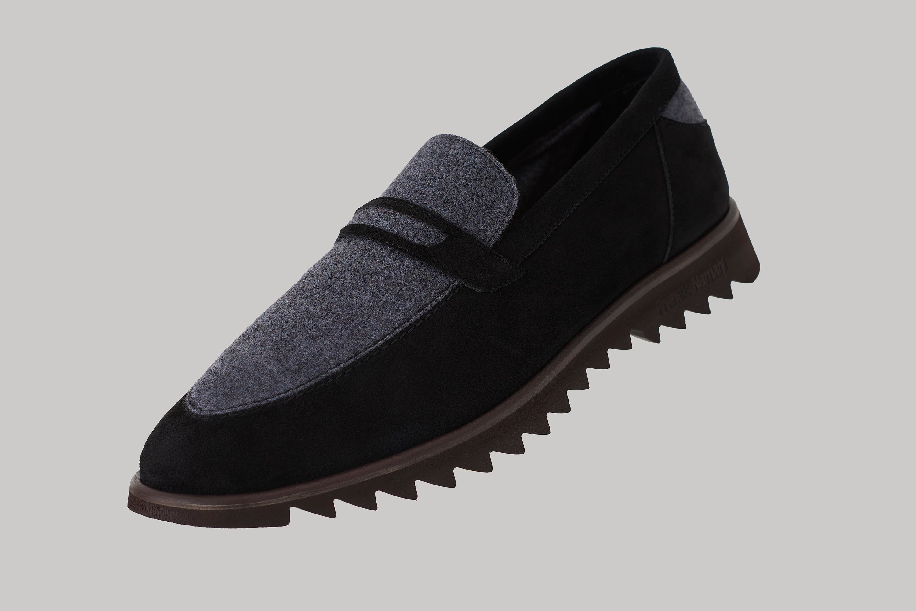 Brooklyn loafers in suede and ultimum cashmere®