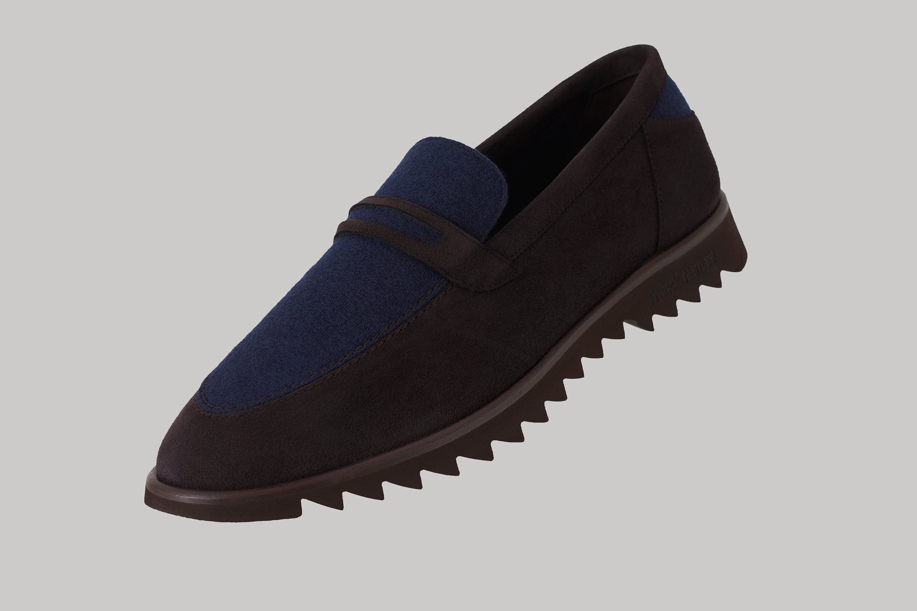 Brooklyn loafers in suede and ultimum cashmere®