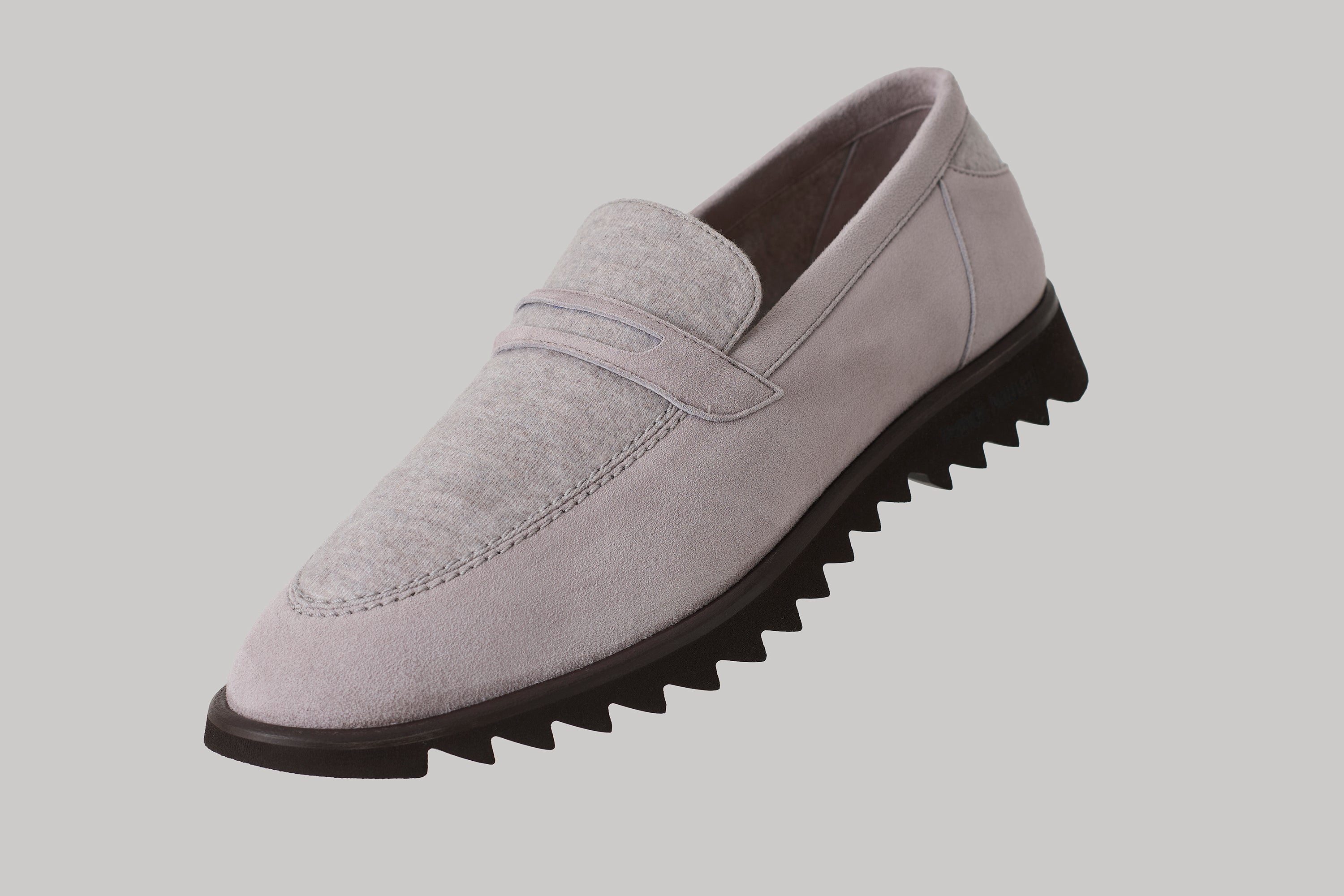 Brooklyn loafers in suede and ultimum cashmere®