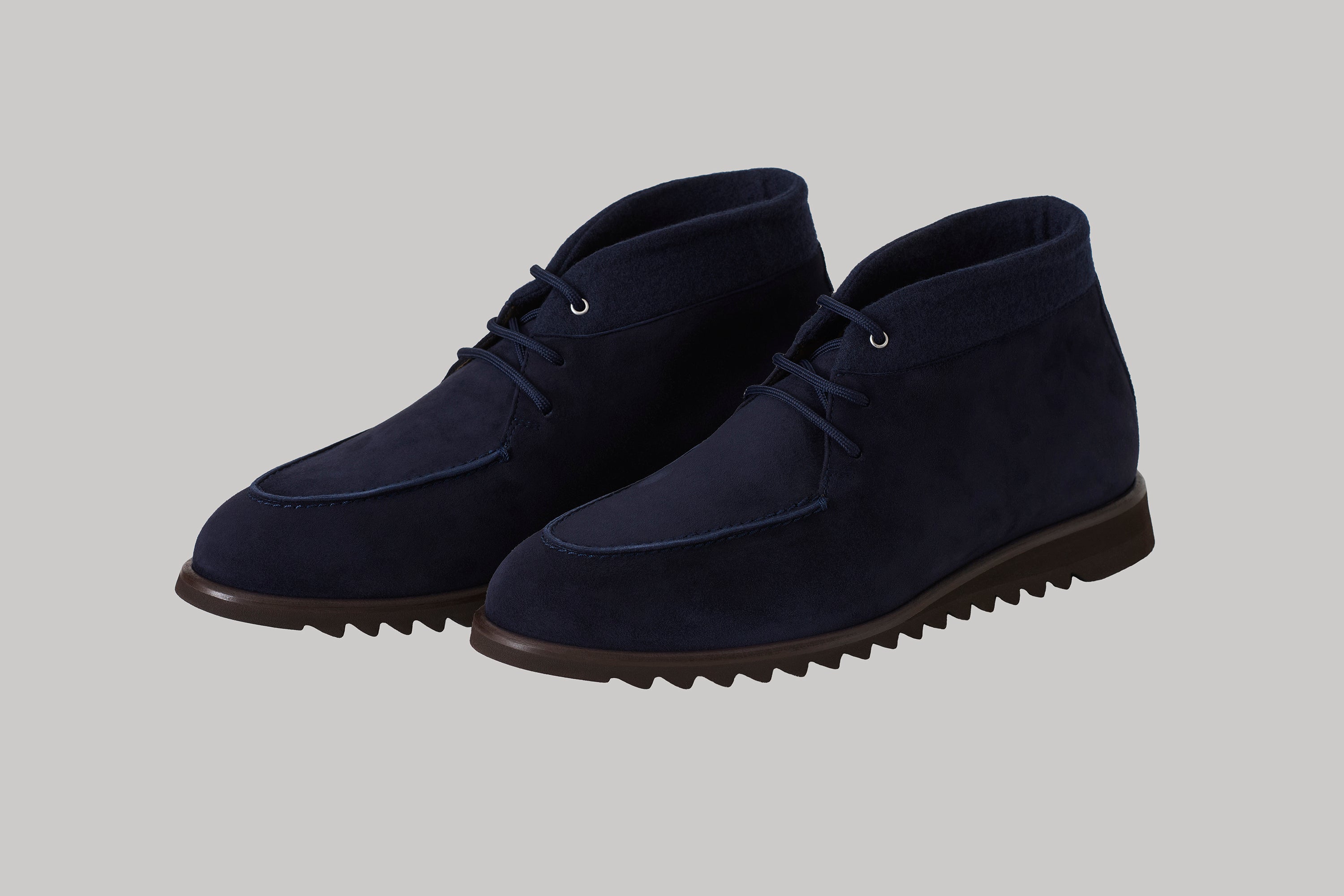 Boots Nevada en suède et cachemire felt