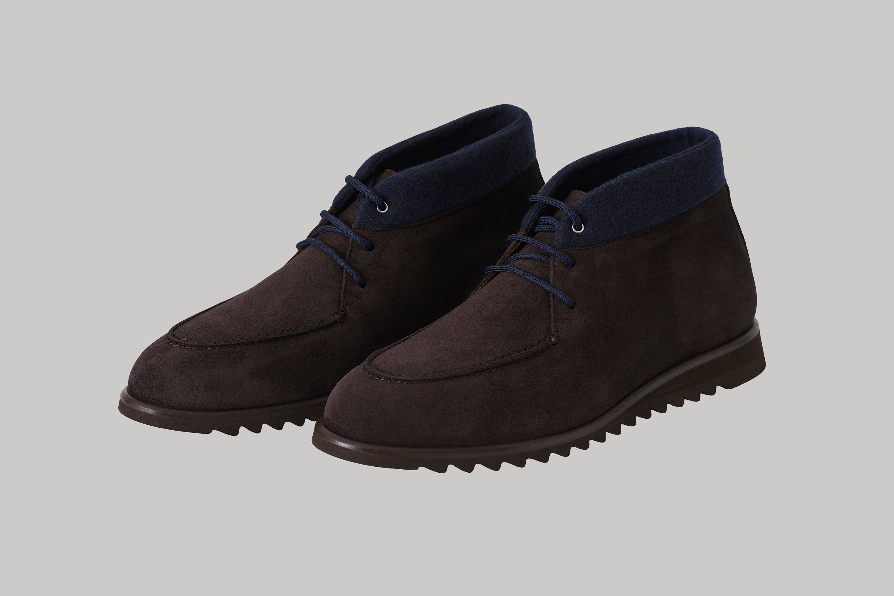 Boots Nevada en suède et cachemire felt