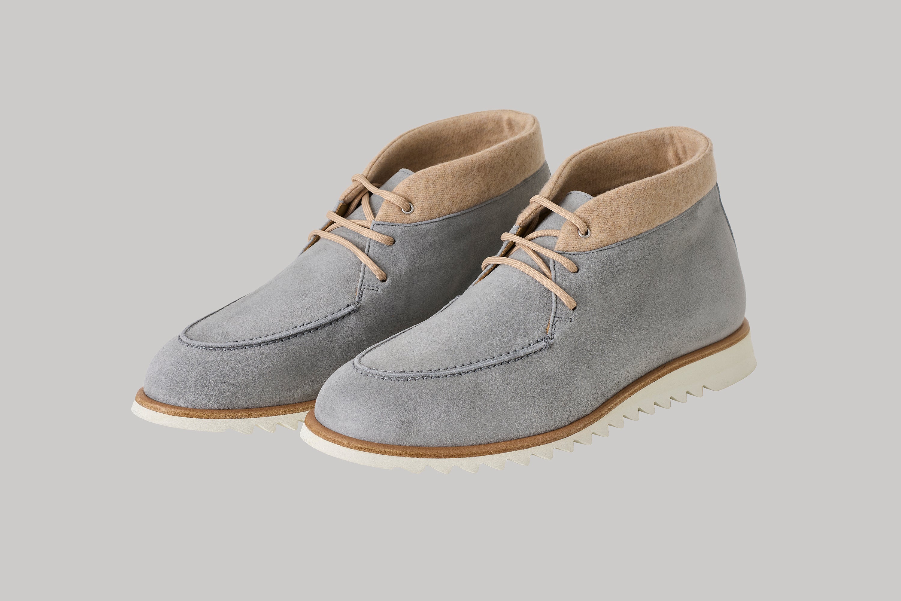 Boots Nevada en suède et cachemire felt