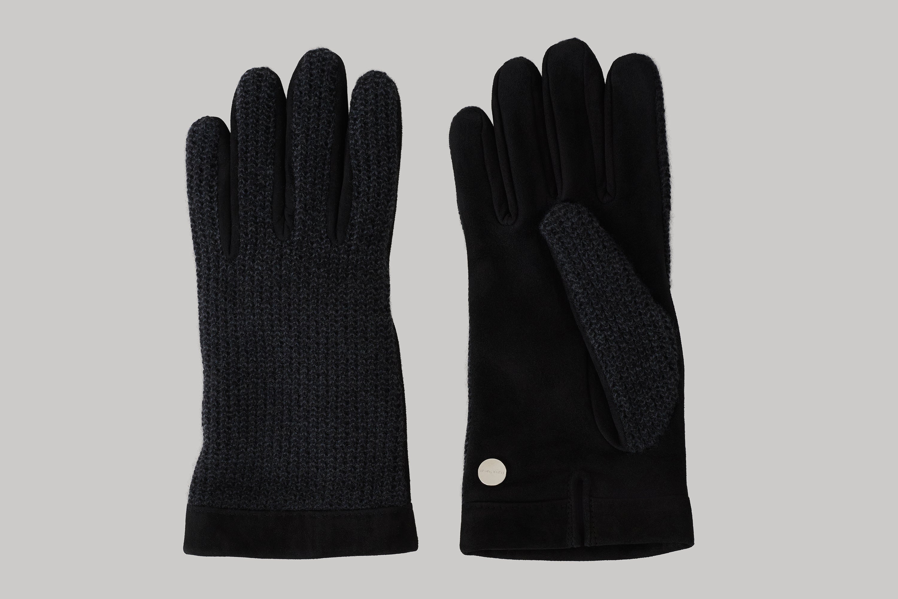 Gants bicolores en utlimum cachemire et suède