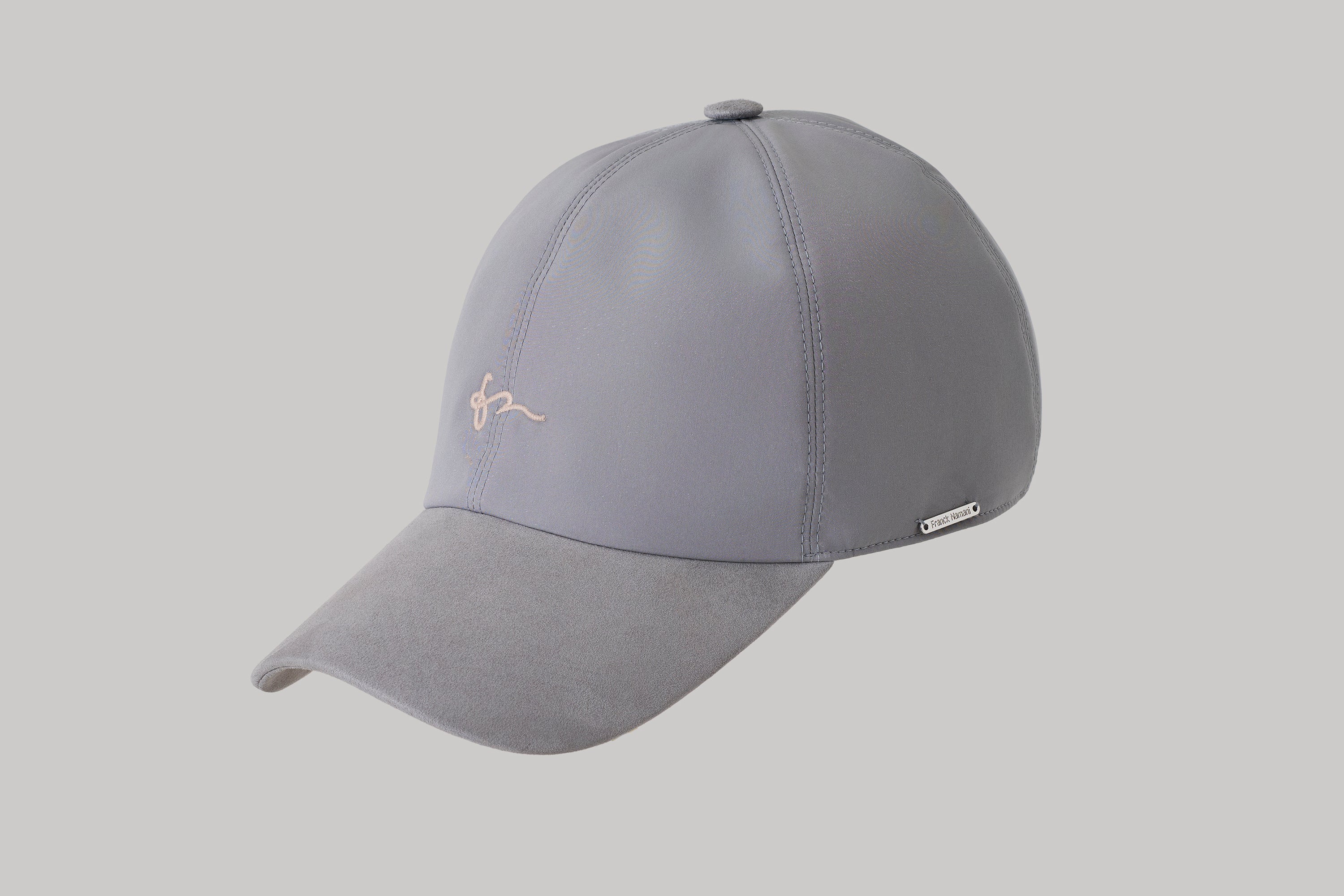Casquette Baseball en suède et silk nylon ultra-light