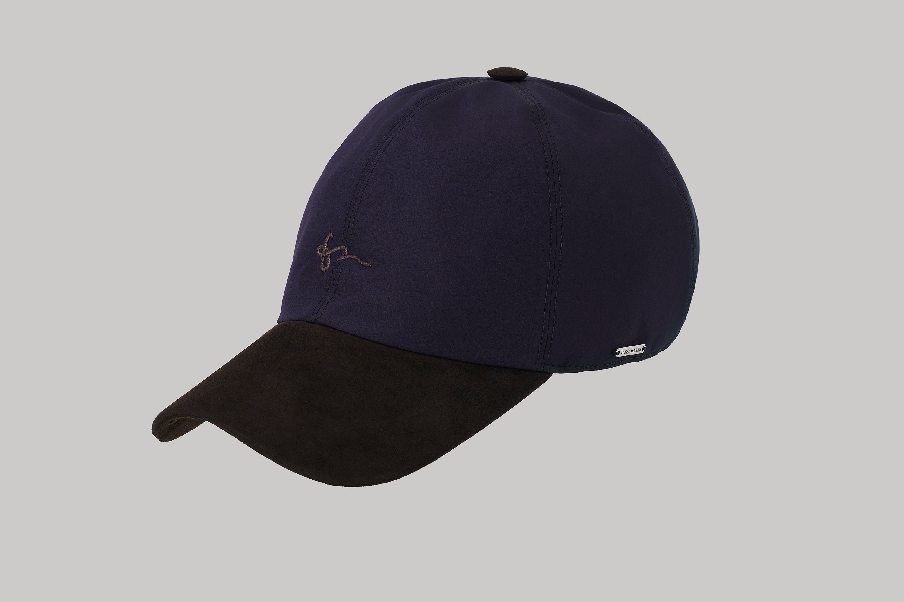 Casquette Baseball en suède et silk nylon ultra-light