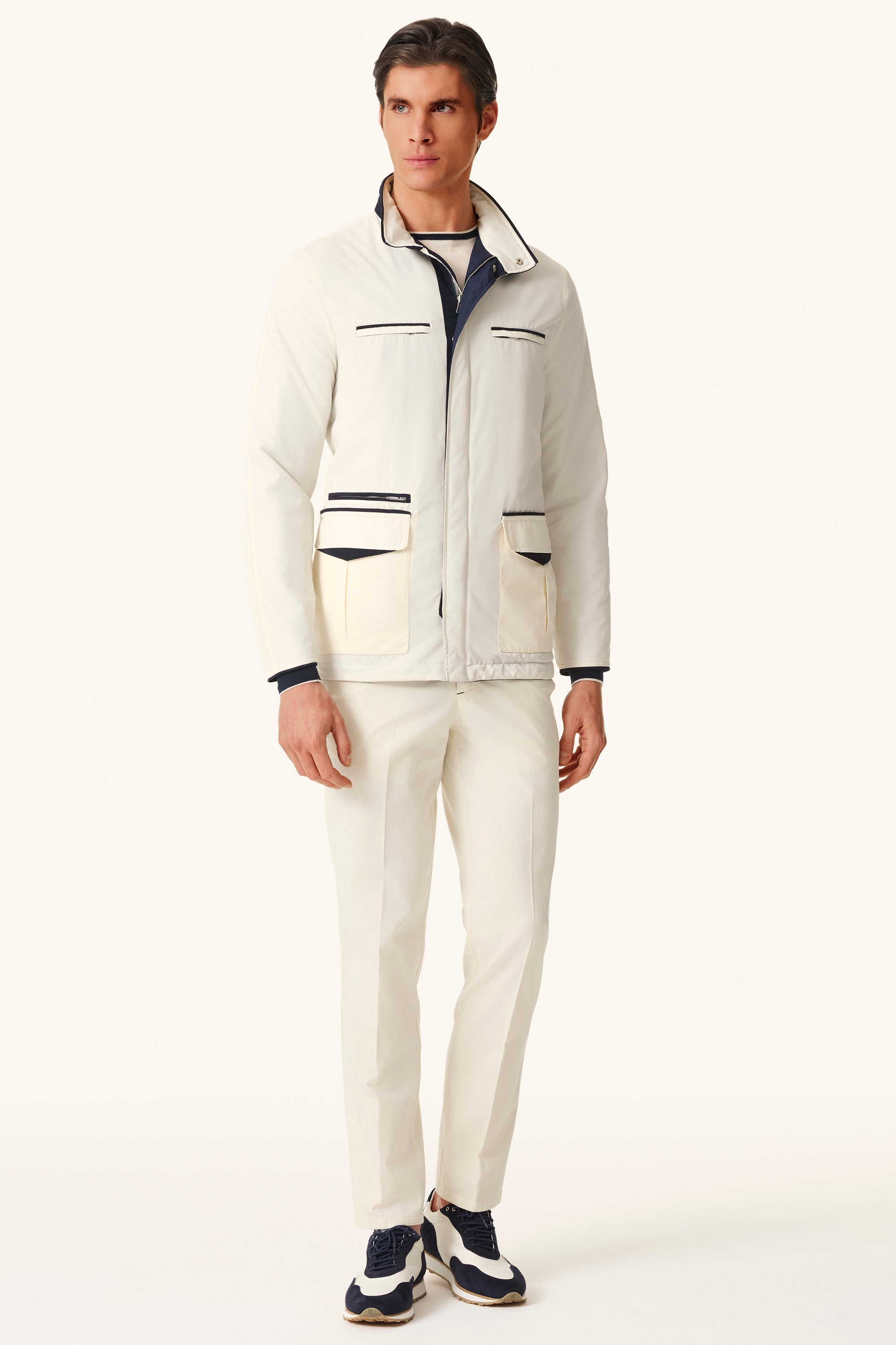 Parka réversible en silk nylon ultra-light TOM