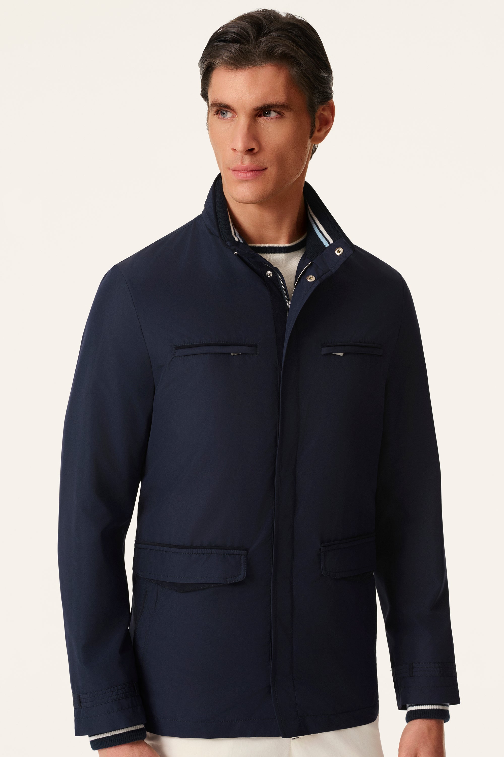AUSTIN RACING Ultra-light silk nylon parka