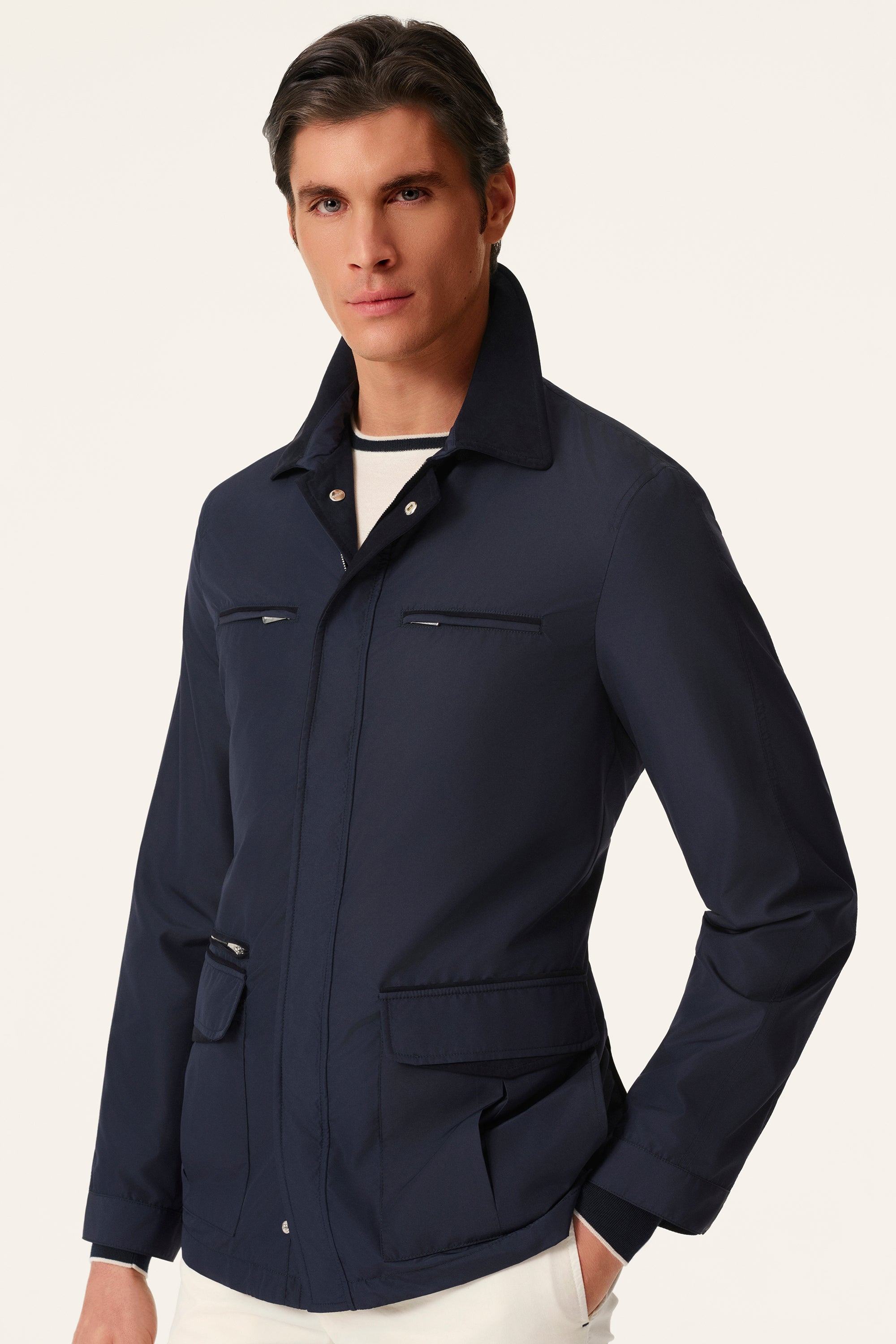 Parka en silk nylon ultra-light BOND