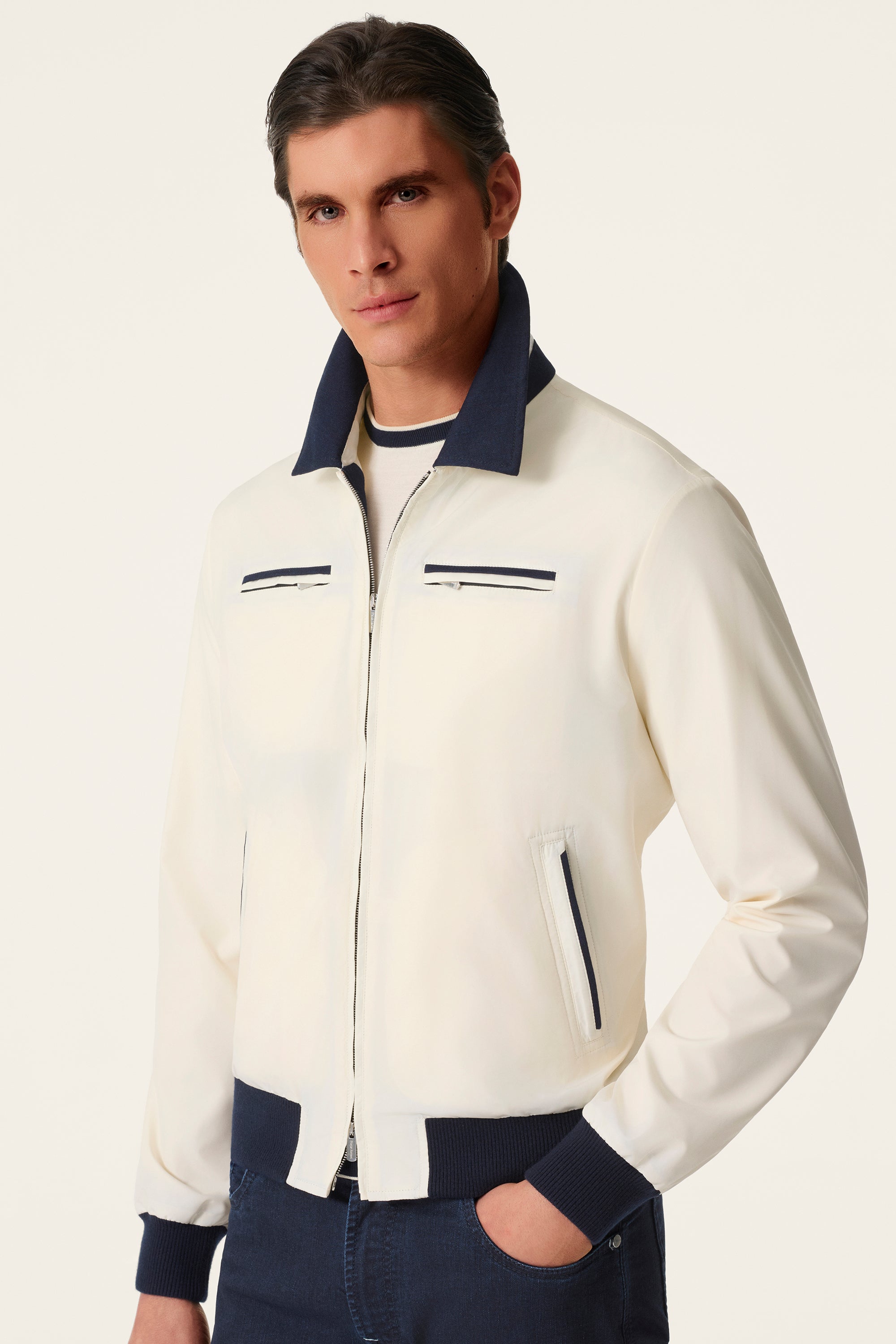 Blouson en silk nylon ultra-light BOND