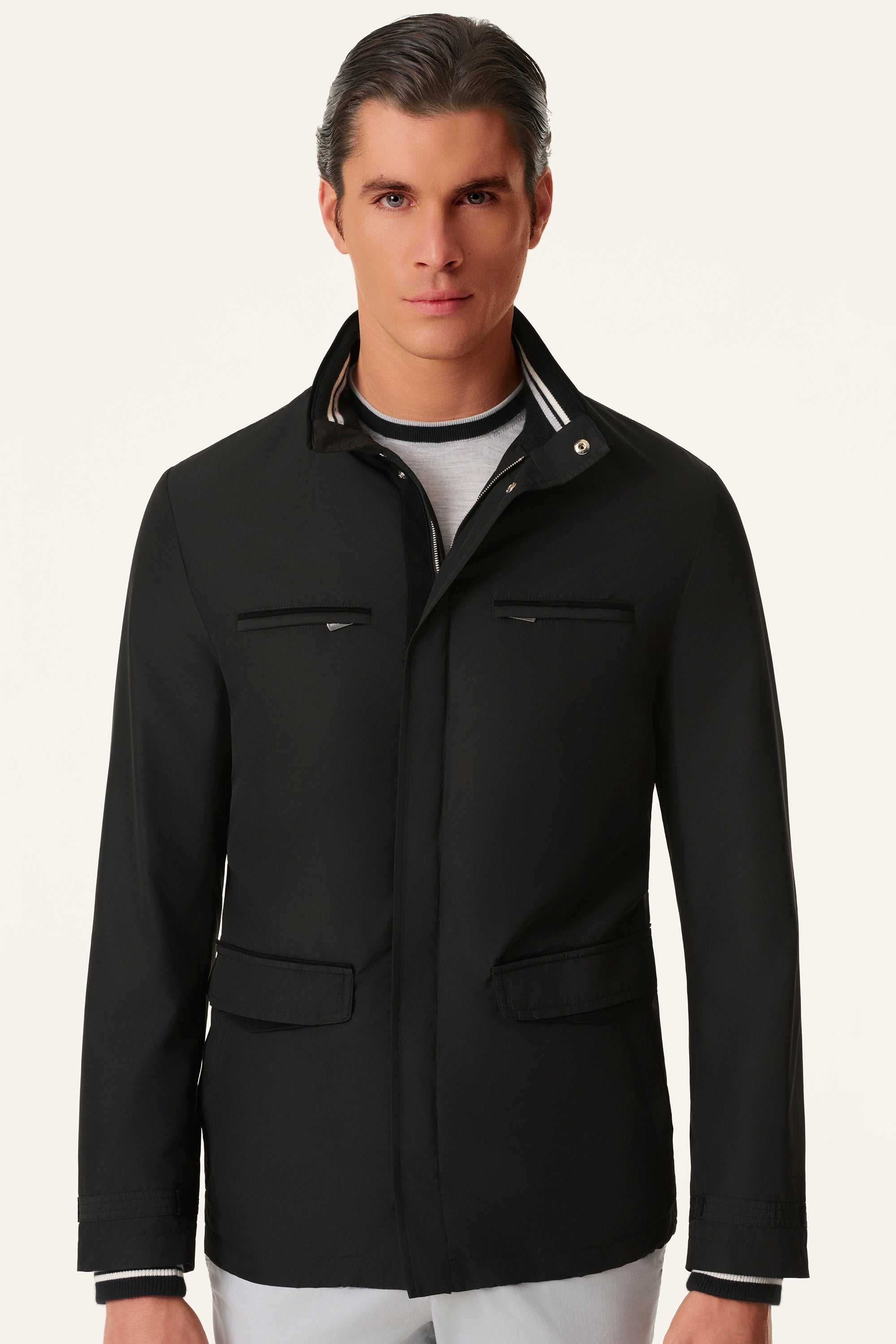 AUSTIN RACING Ultra-light silk nylon parka