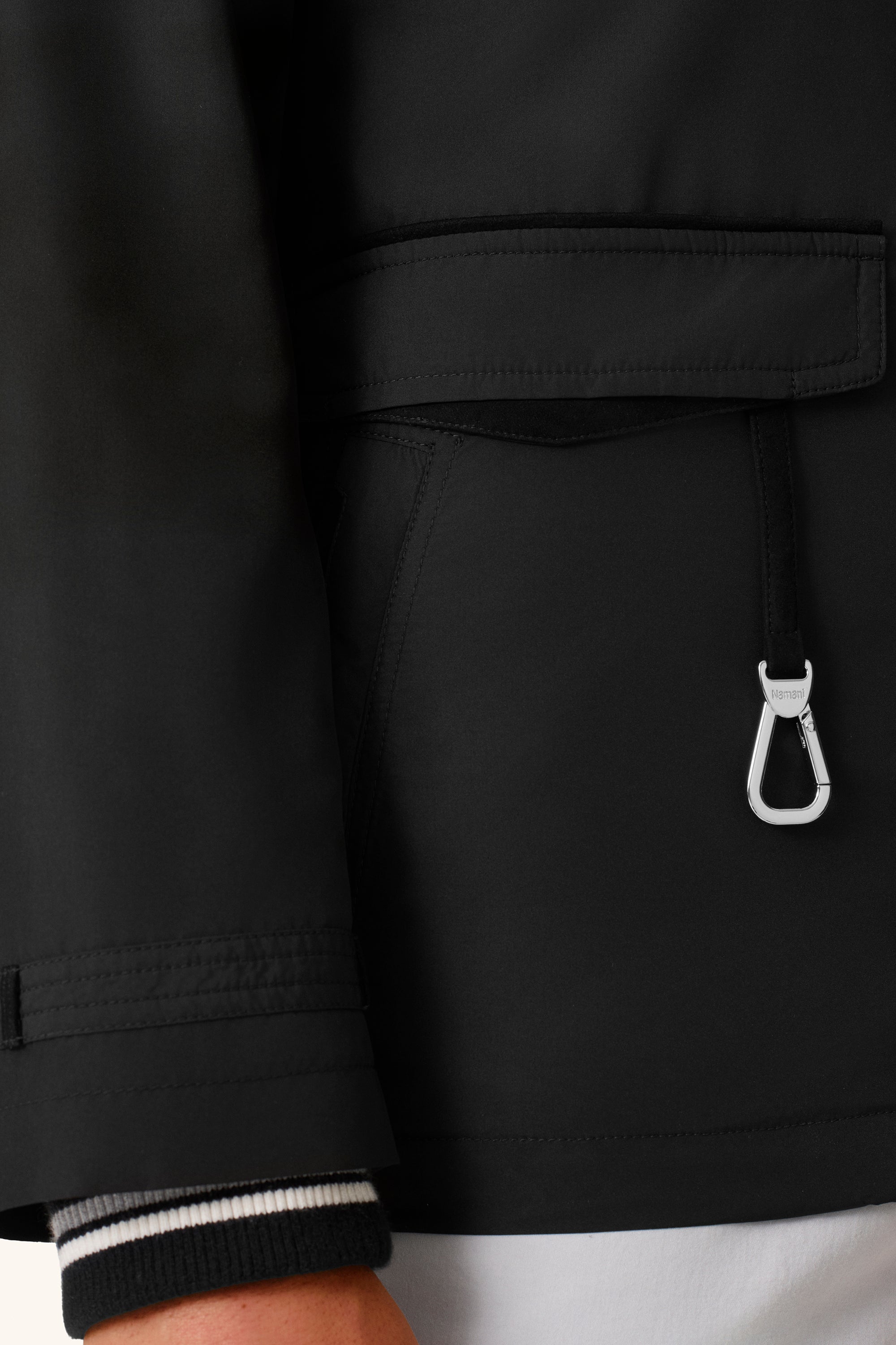 AUSTIN RACING Ultra-light silk nylon parka