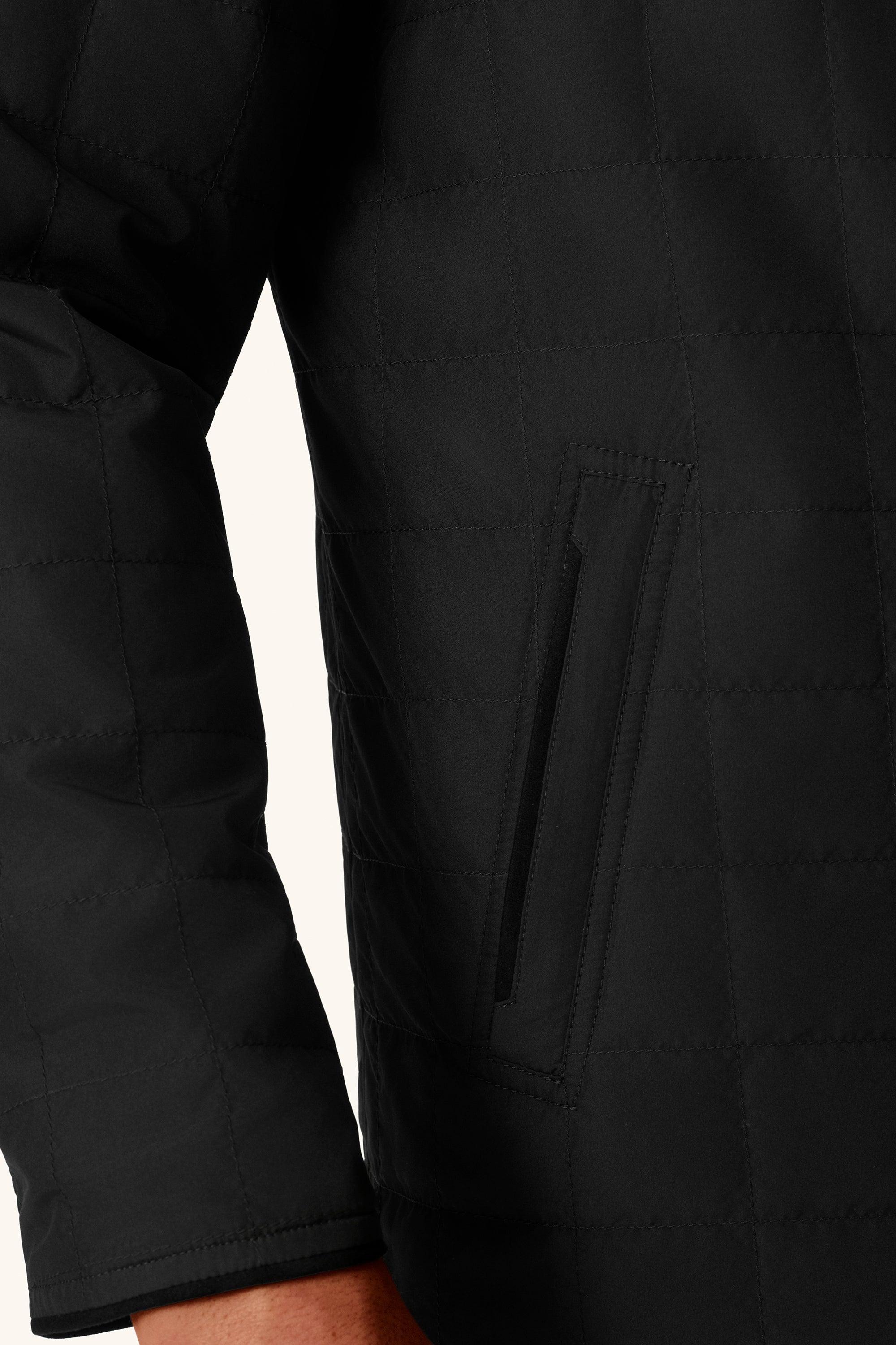 TOM reversible ultra-light silk nylon parka